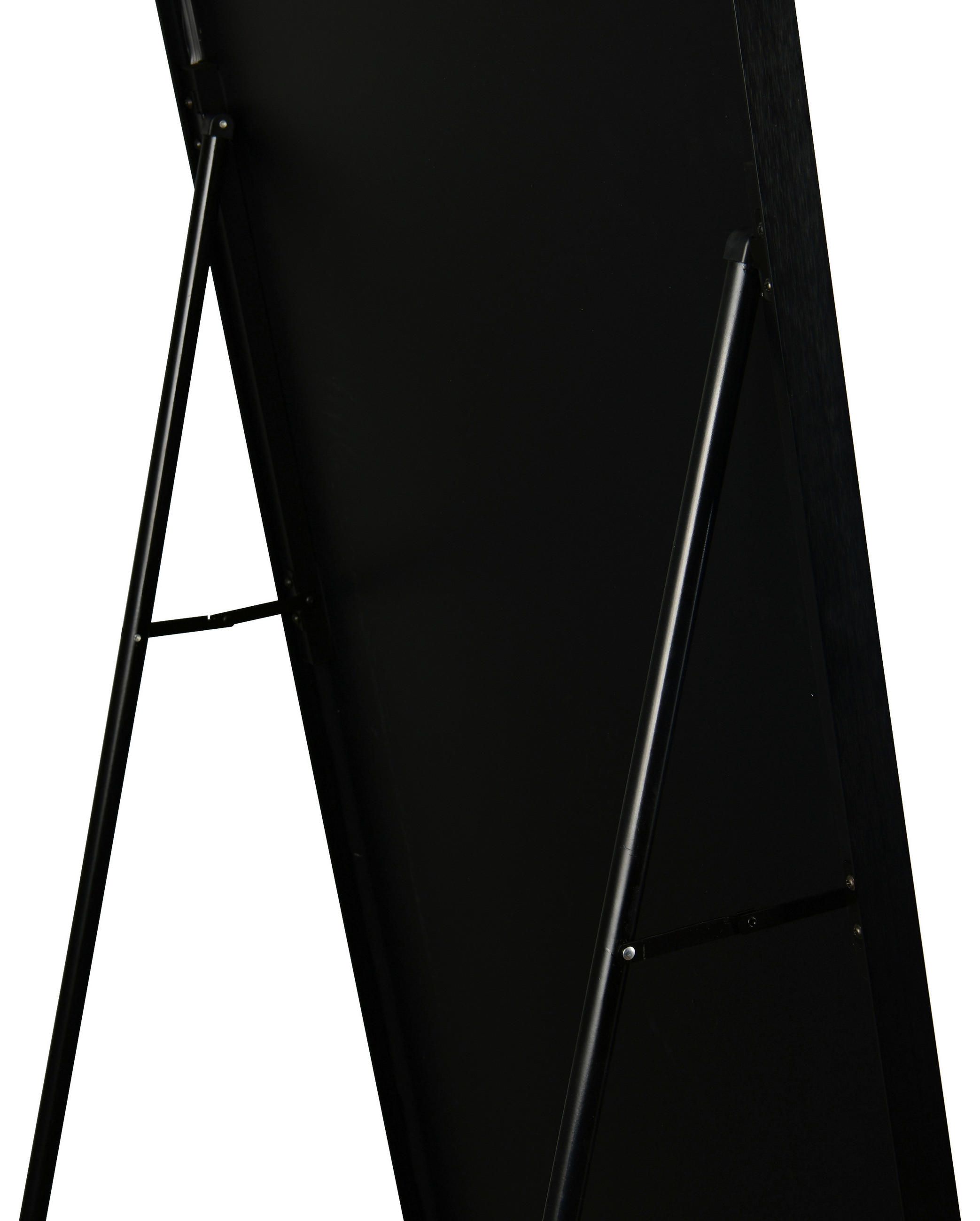 Thumbnail - Standspiegel Britt schwarz Metall B/H/T: ca. 70x170x4 cm