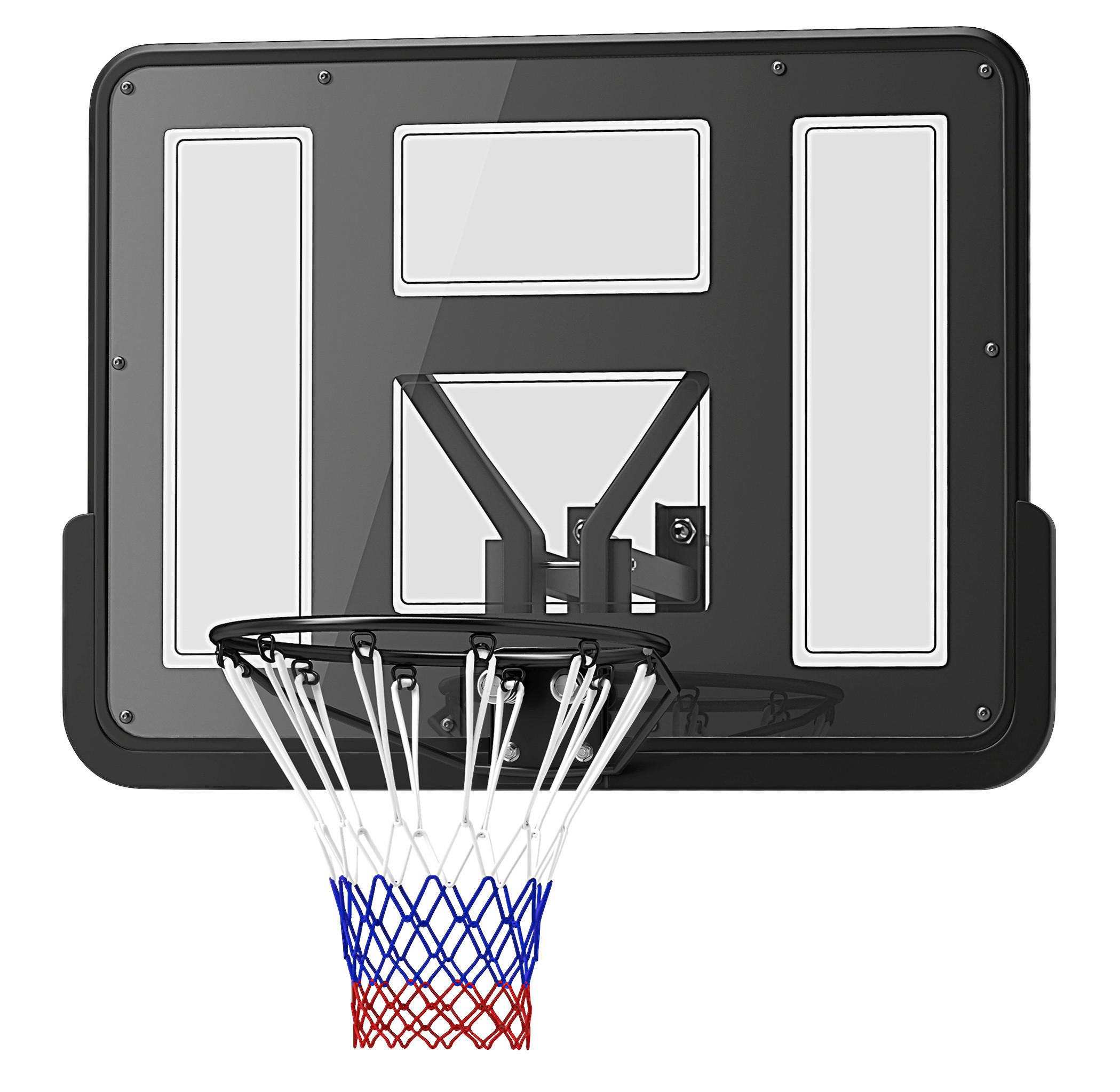 SPORTNOW Basketballkorb schwarz B/H/L: ca. 80x75x110 cm