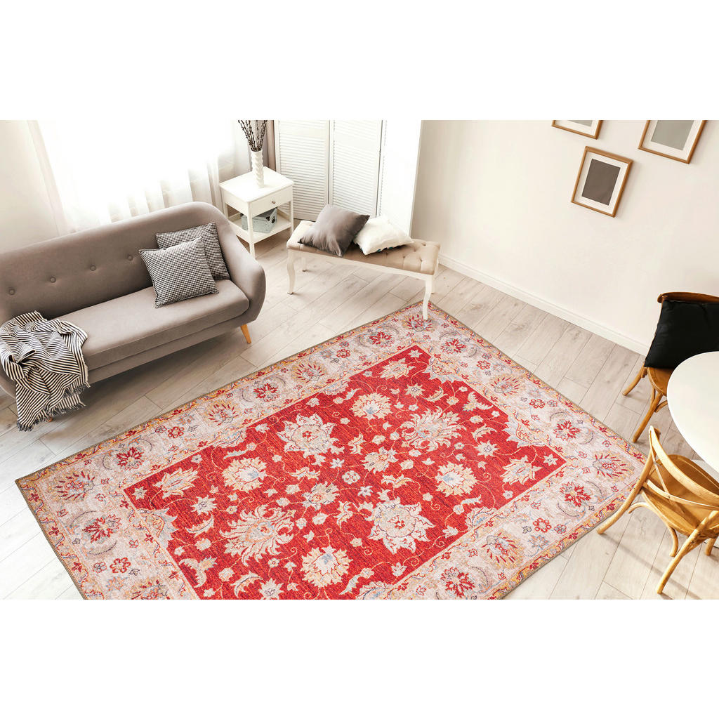 Thumbnail - 360Living Teppich Faye rot B/L: ca. 150x230 cm