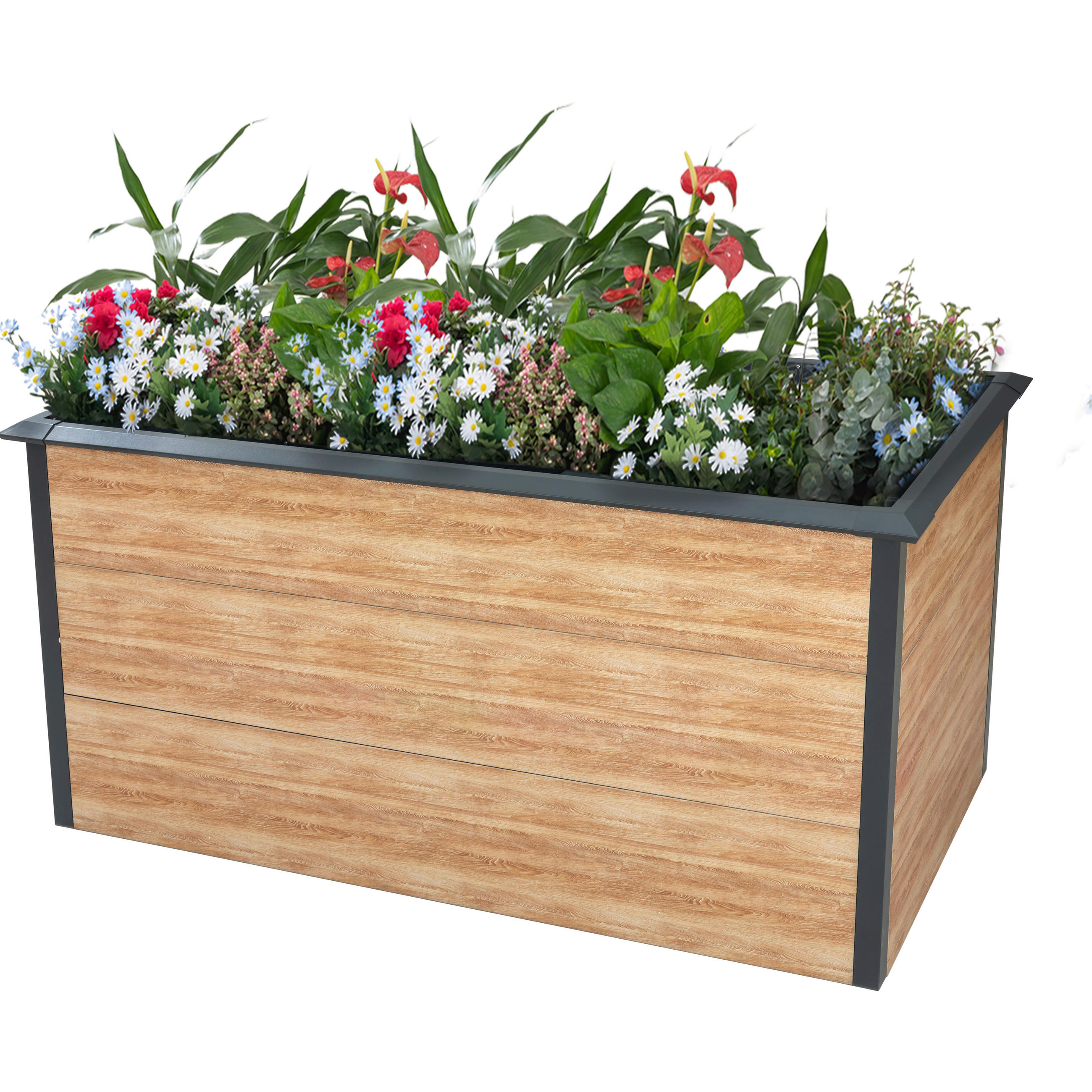 Westmann Hochbeet Primus-Multi L natur Metall B/H/L: ca. 150x77x75 cm