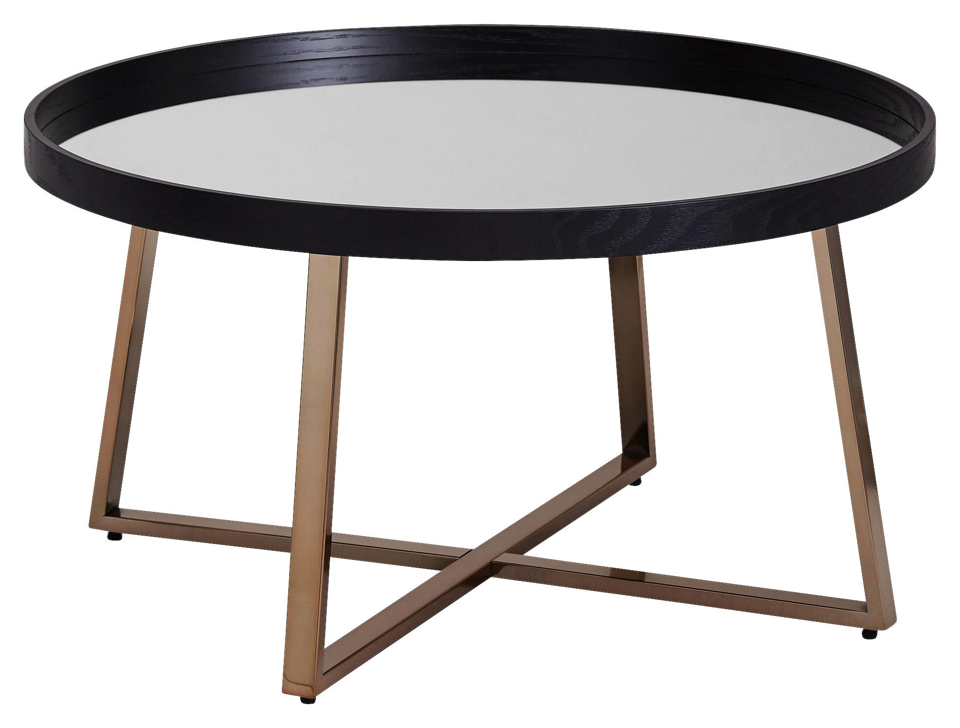 Wohnling Couchtisch schwarz B/H/T: ca. 78x42x78 cm