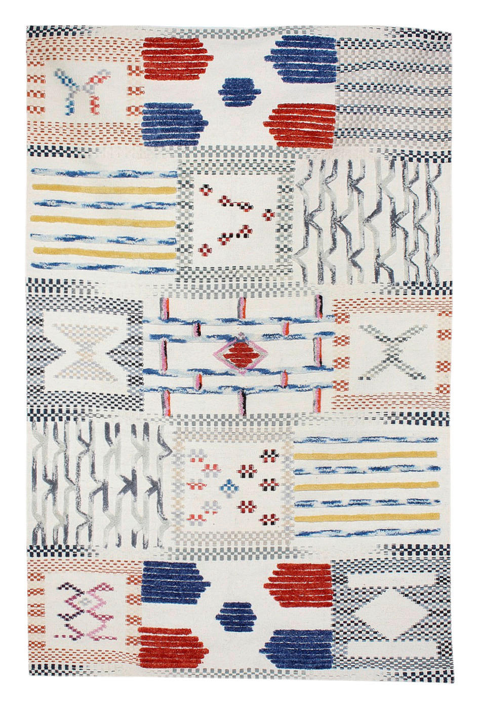 Kayoom Kurzflorteppich Empire 110 elfenbein B/L: ca. 200x290 cm