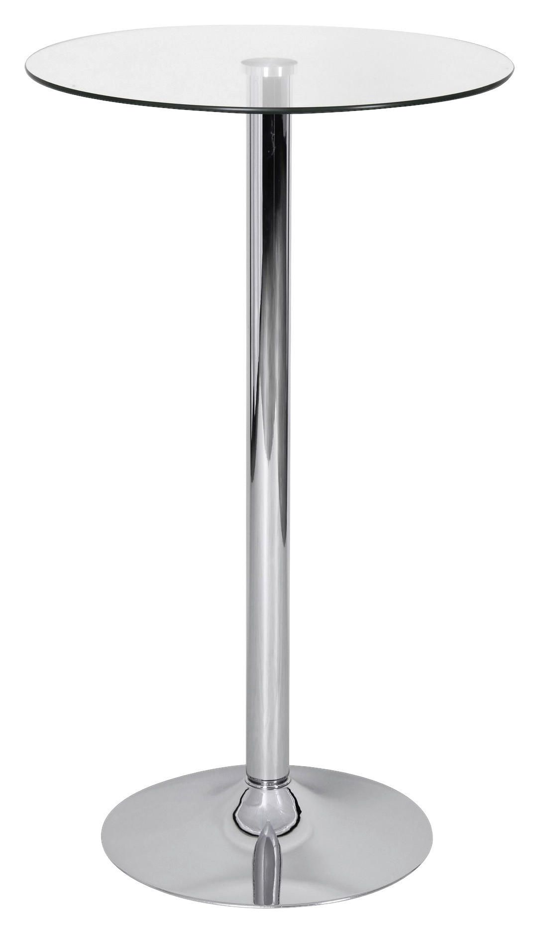 Tisch glasklar Glas B/H/T: ca. 60x105x60 cm