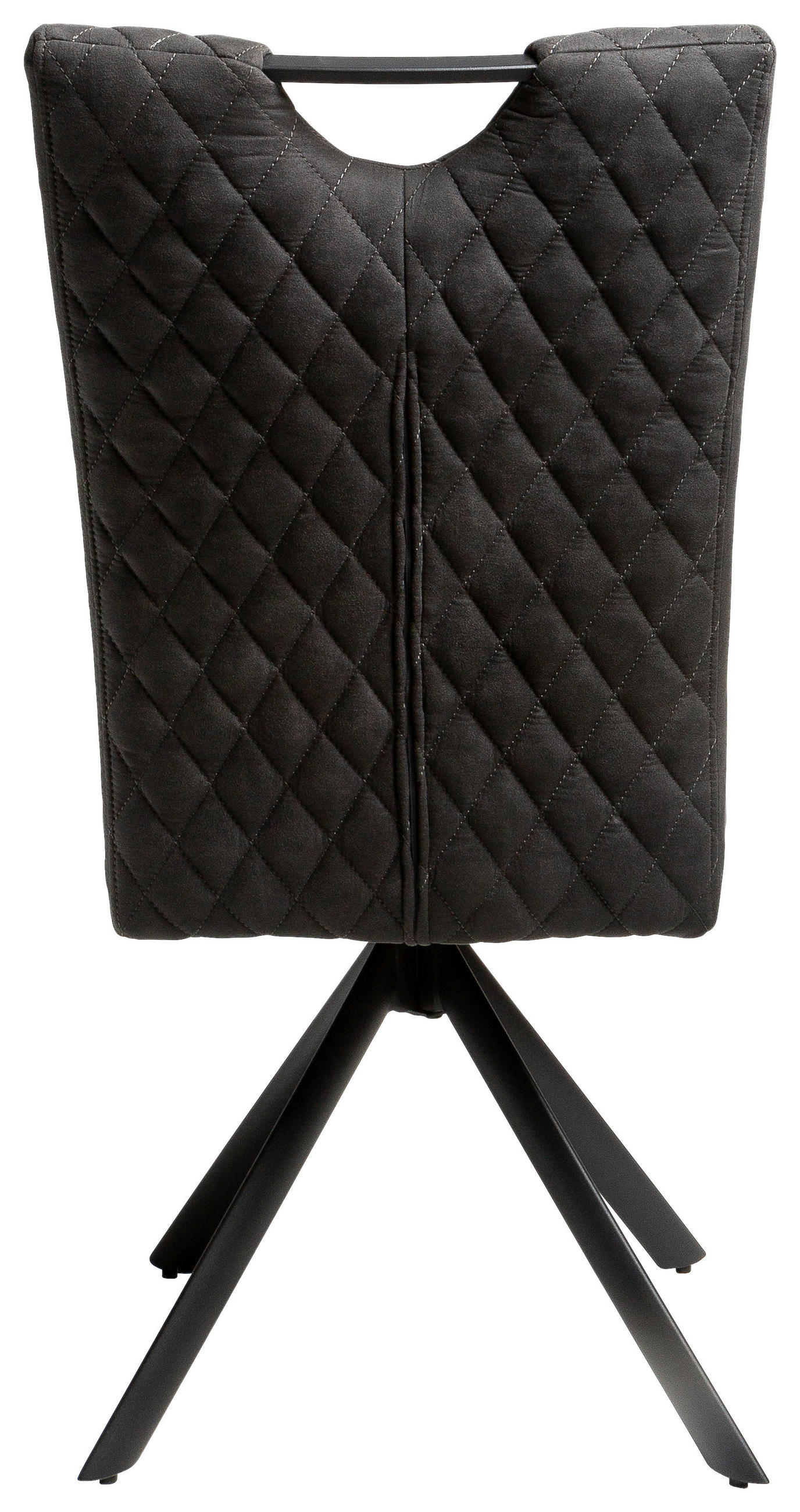 Thumbnail - Stuhl Georgia anthrazit Microfaser B/H/T: ca. 47x95x46 cm