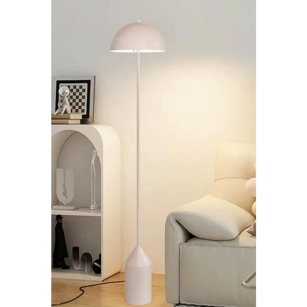 Thumbnail - Opviq Stehleuchte weiß Metall B/H/T/L/D: ca. 40x160x40x40x40 cm E27 1 Brennstellen