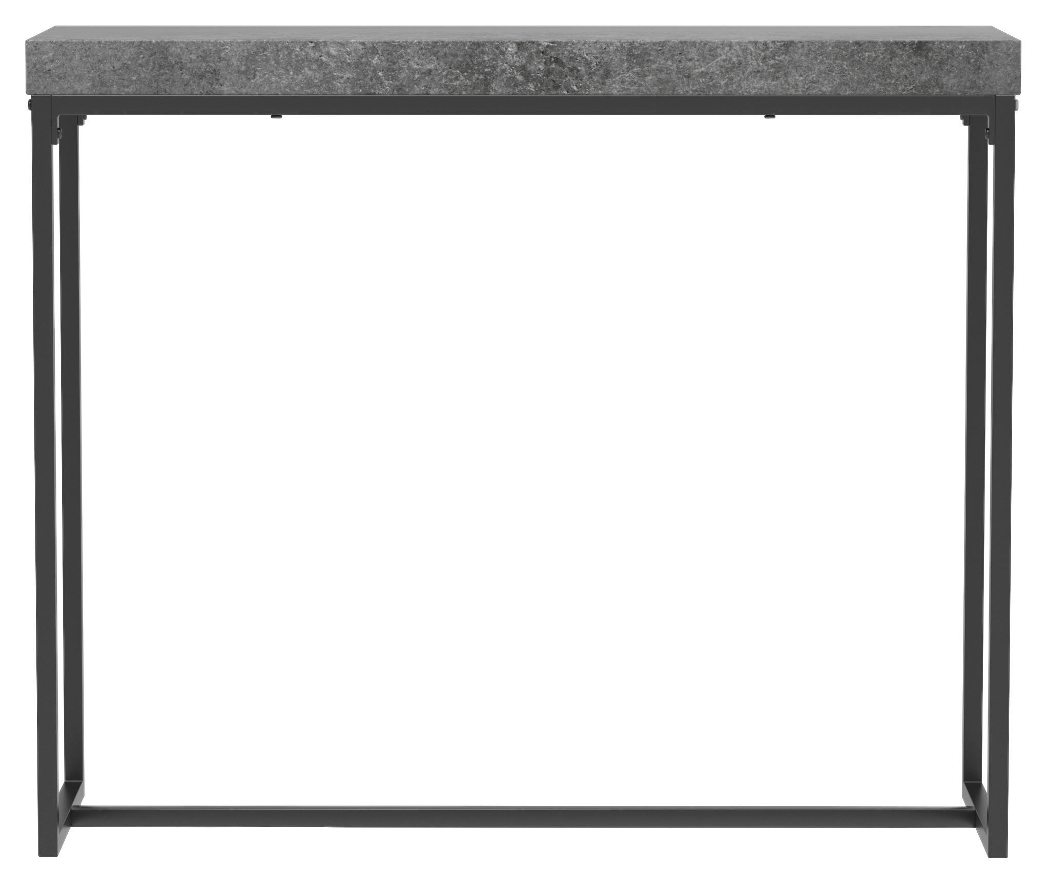 Thumbnail - Konsole Birte dunkelgrau Beton Optik schwarz B/H/T: ca. 90x75x30 cm