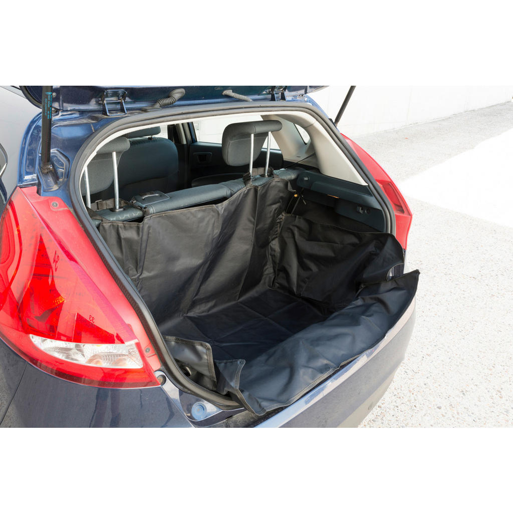 Thumbnail - Hundedecke Auto Kofferraum schwarz Polyester B/H/L: ca. 104x33x155 cm