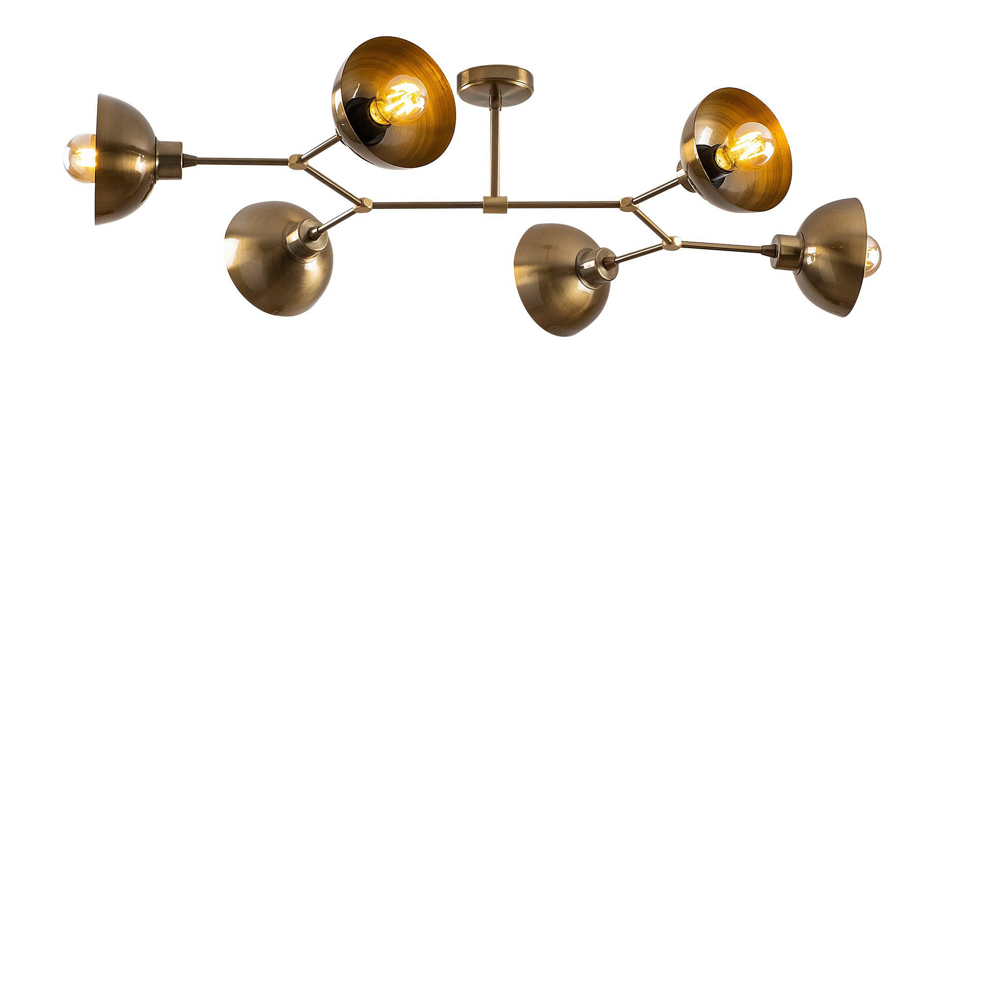 Thumbnail - Opviq Pendelleuchte Dram-1107 B/H/T/L: ca. 102x25x52x102 cm E27 6 Brennstellen