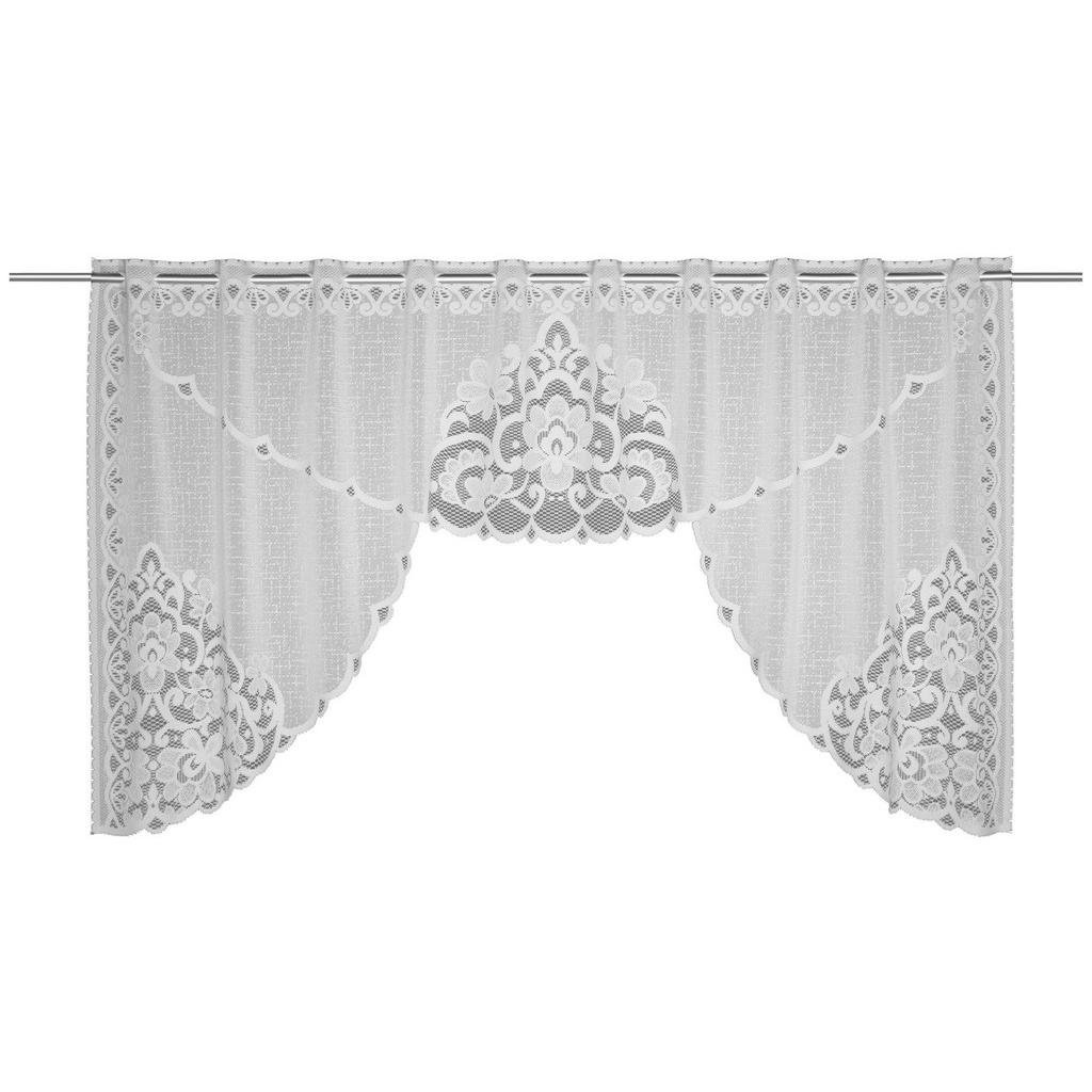 Thumbnail - POCOline Scheibengardine Aruba weiß B/L: ca. 150x70 cm