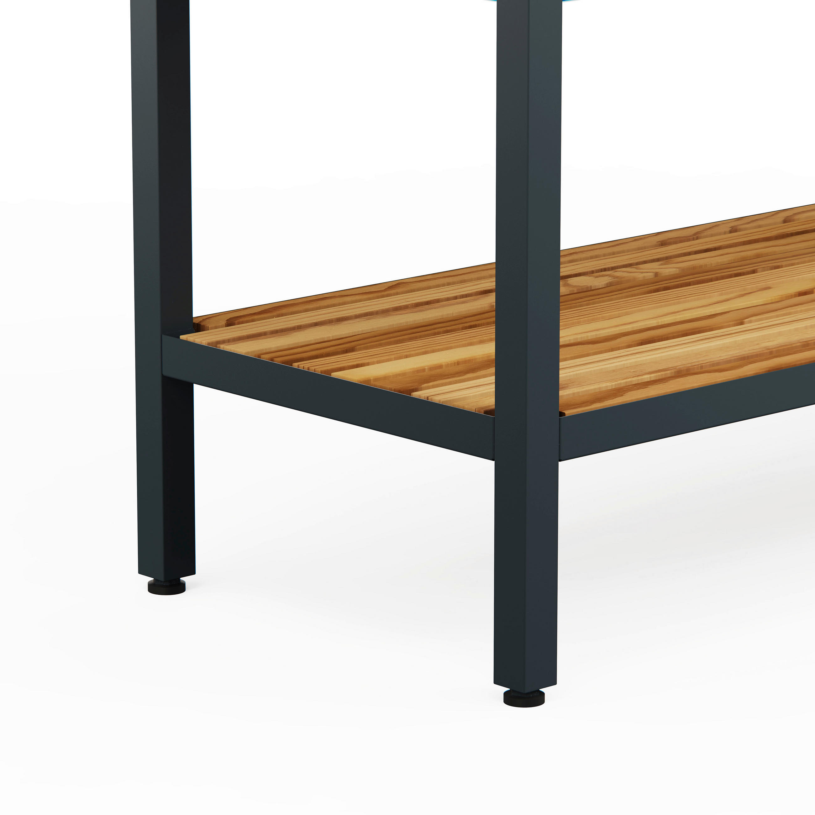 Thumbnail - Herstera Garden Hochbeet Deco anthrazit Stahl B/H/L: ca. 100x80x40 cm