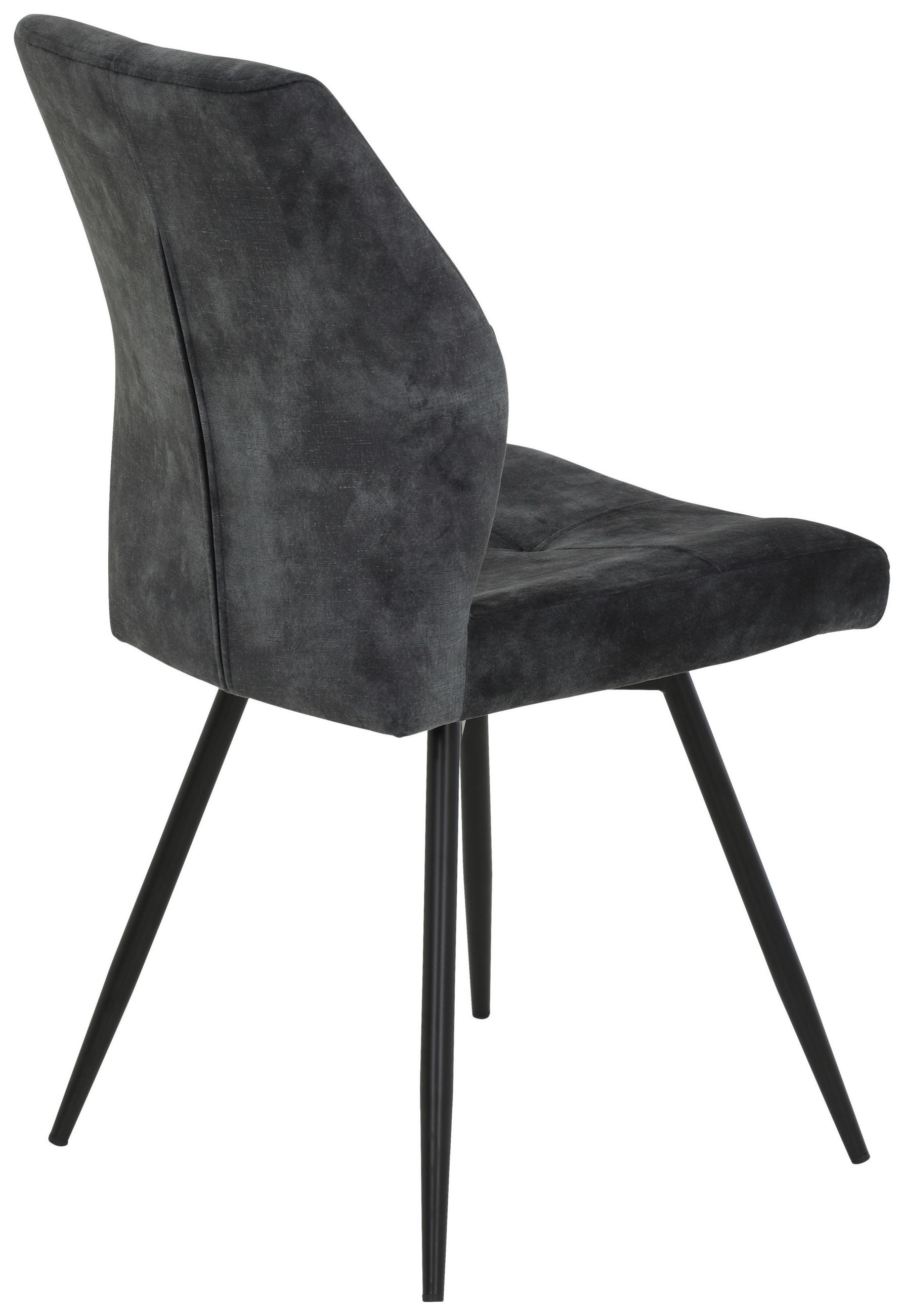 Thumbnail - Stuhl Ally anthrazit Microfaser B/H/T: ca. 46x89x60 cm