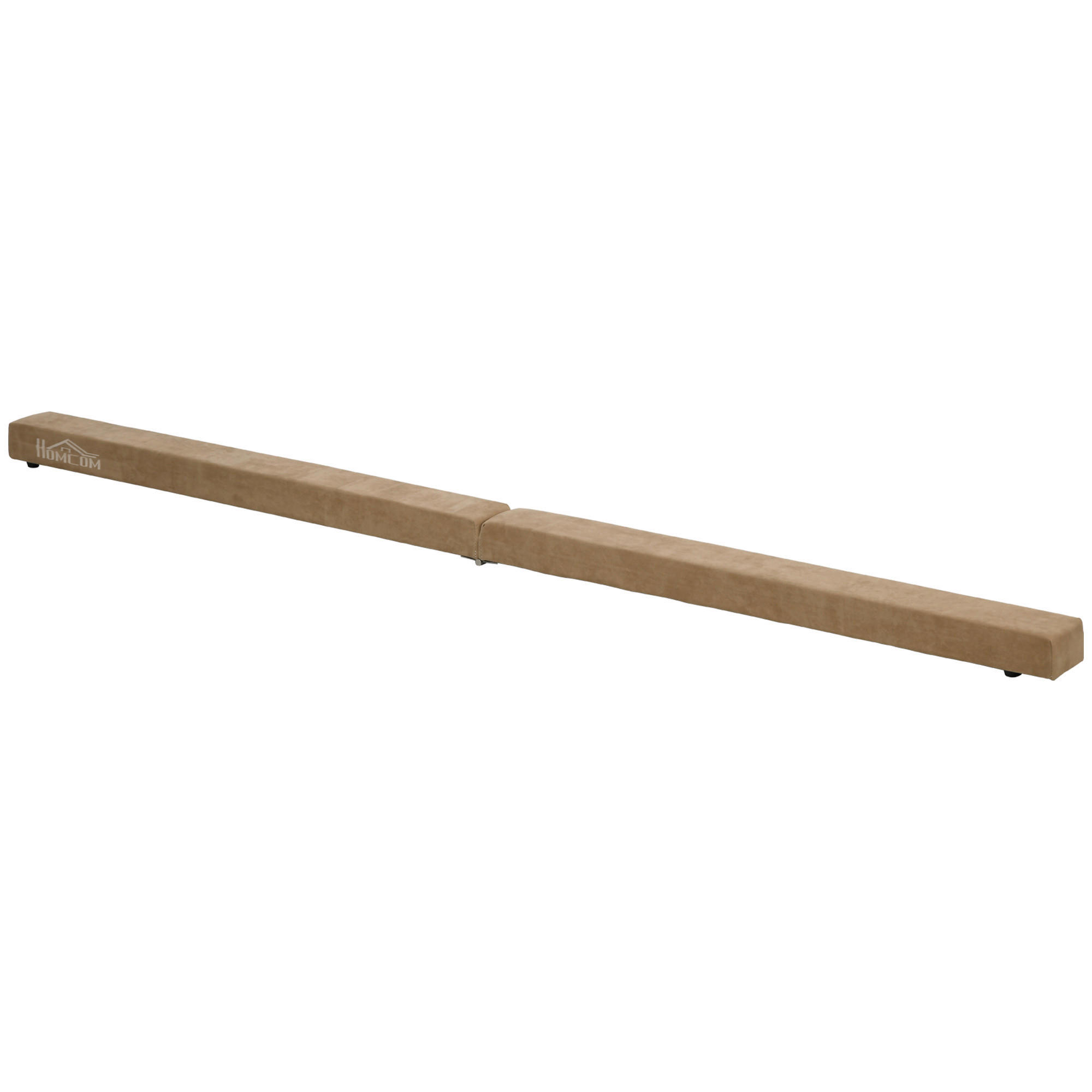 HOMCOM Schwebebalken braun Polyester B/H/L: ca. 10x6,5x210 cm