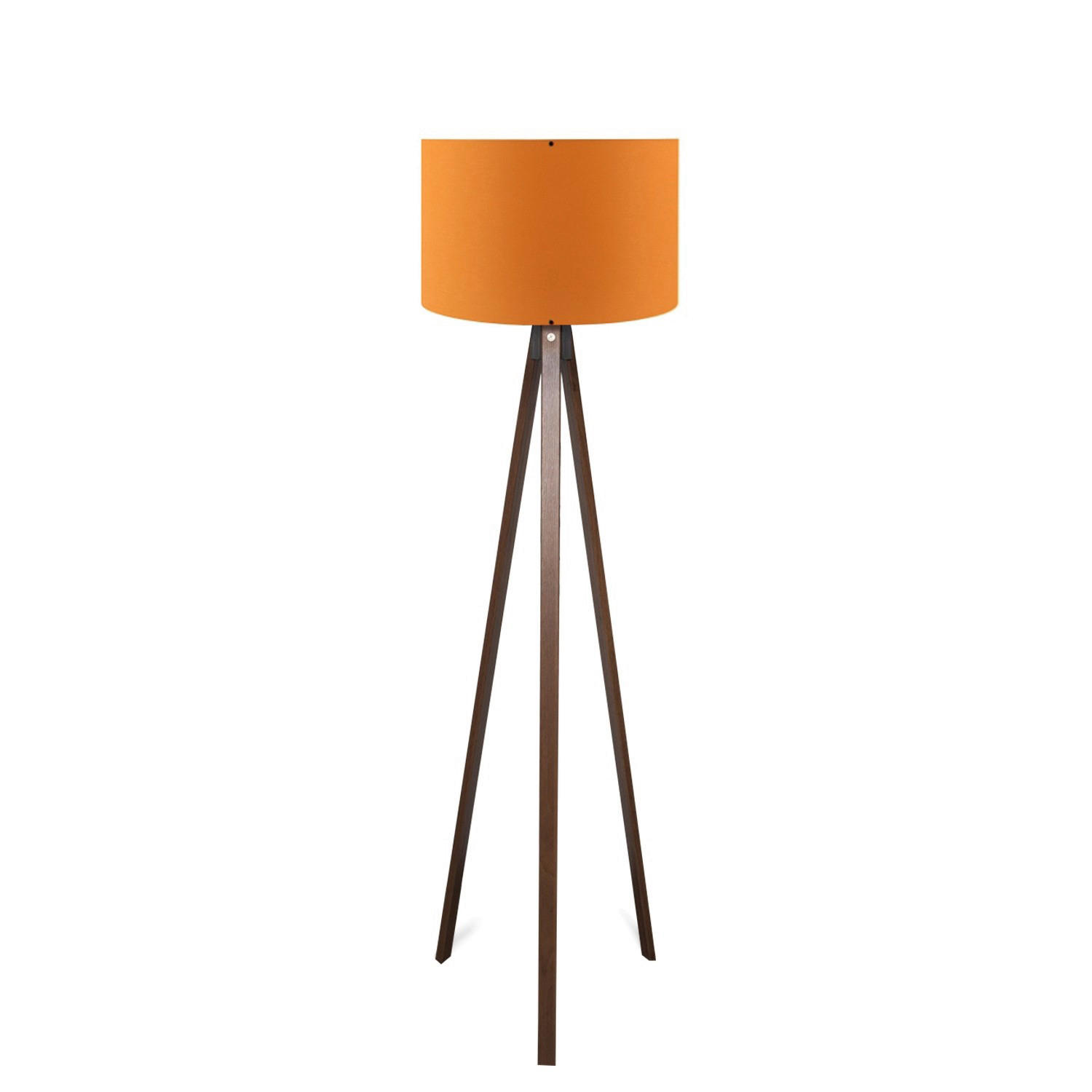 Opviq Stehleuchte orange MDF PVC B/H/T/L/D: ca. 38x140x38x38x38 cm E27 1 Brennstellen