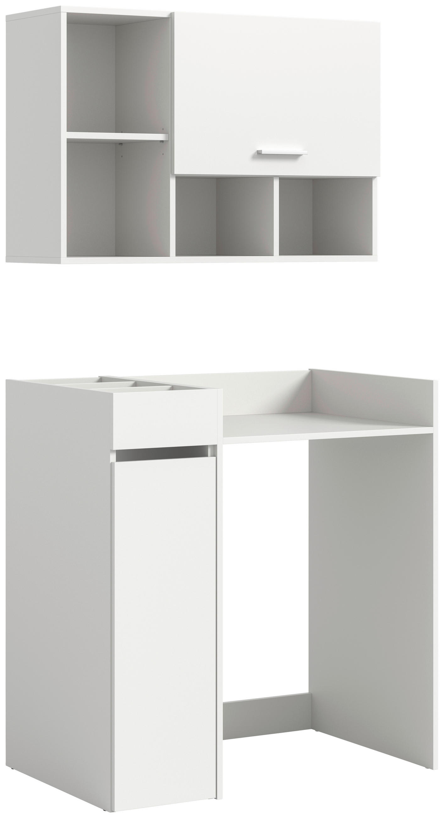 Waschmaschinenumbauschrank Free weiß B/H/T: ca. 95x195x60 cm