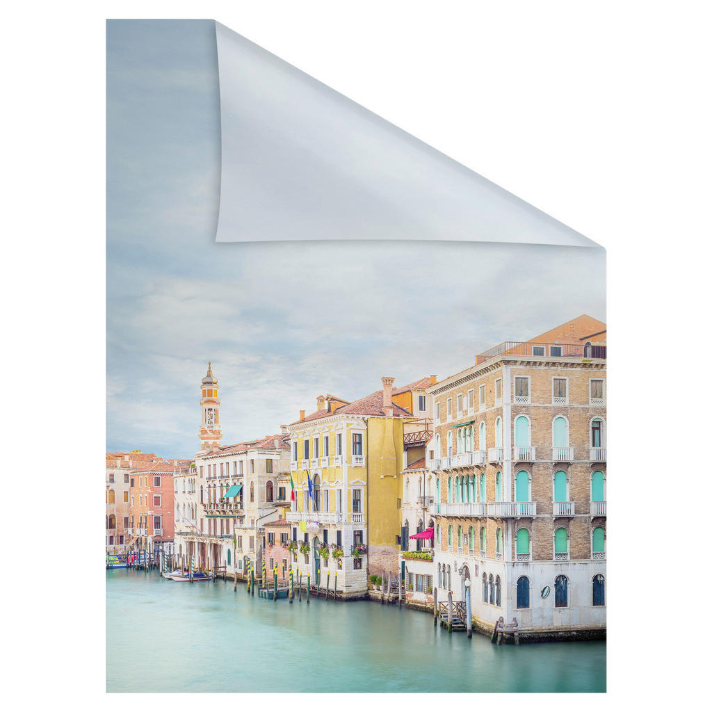 Thumbnail - LICHTBLICK Fensterfolie Venedig Städte Venedig bunt B/L: ca. 100x100 cm