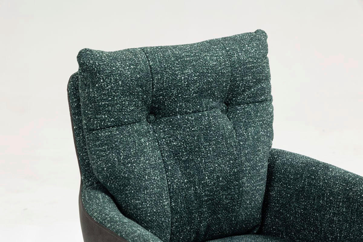 Thumbnail - Drehstuhl Lecce grün Microfaser