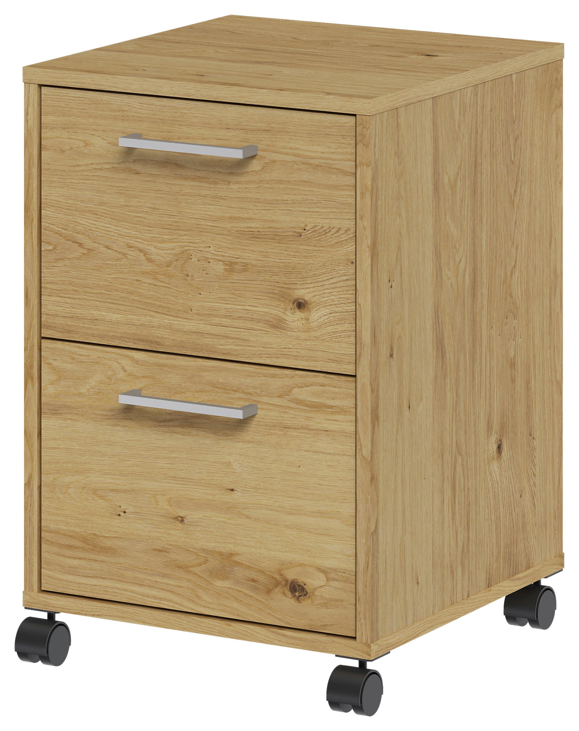 Rollcontainer  Eiche Artisan Nachbildung B/H/T: ca. 38x57x39 cm