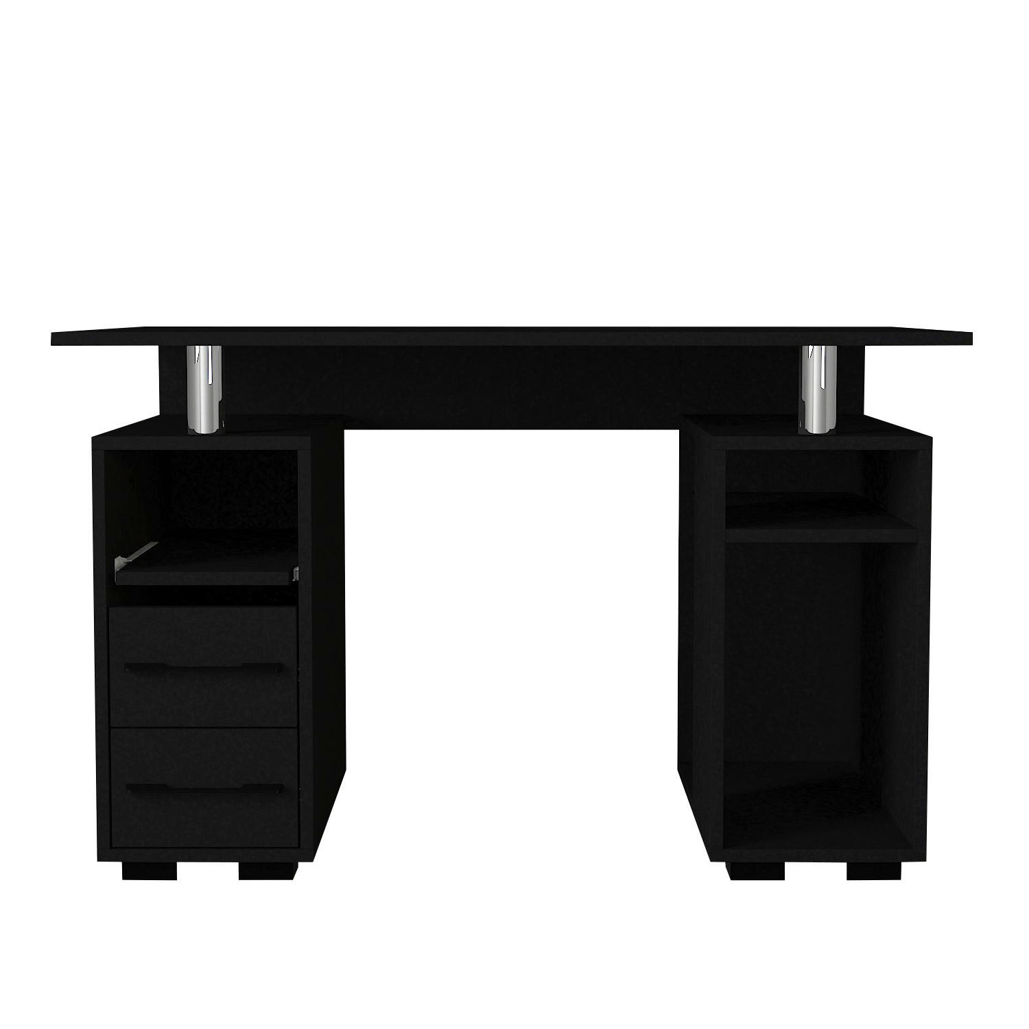 Thumbnail - Schreibtisch Bello schwarz B/H/T: ca. 120x74x60 cm