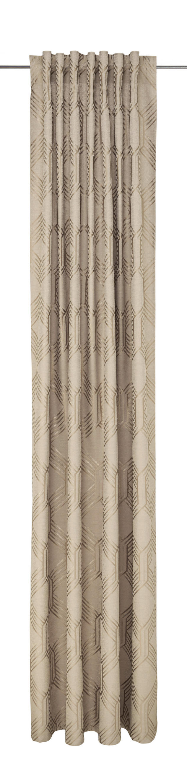 Thumbnail - Kombivorhang Helga taupe B/L: ca. 140x245 cm