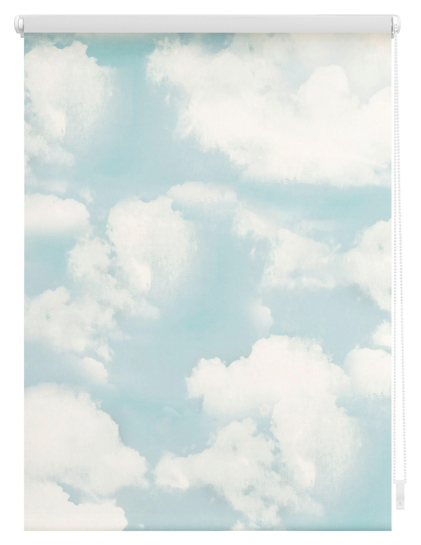 Thumbnail - LICHTBLICK Rollo Wolken blau B/L: ca. 100x150 cm