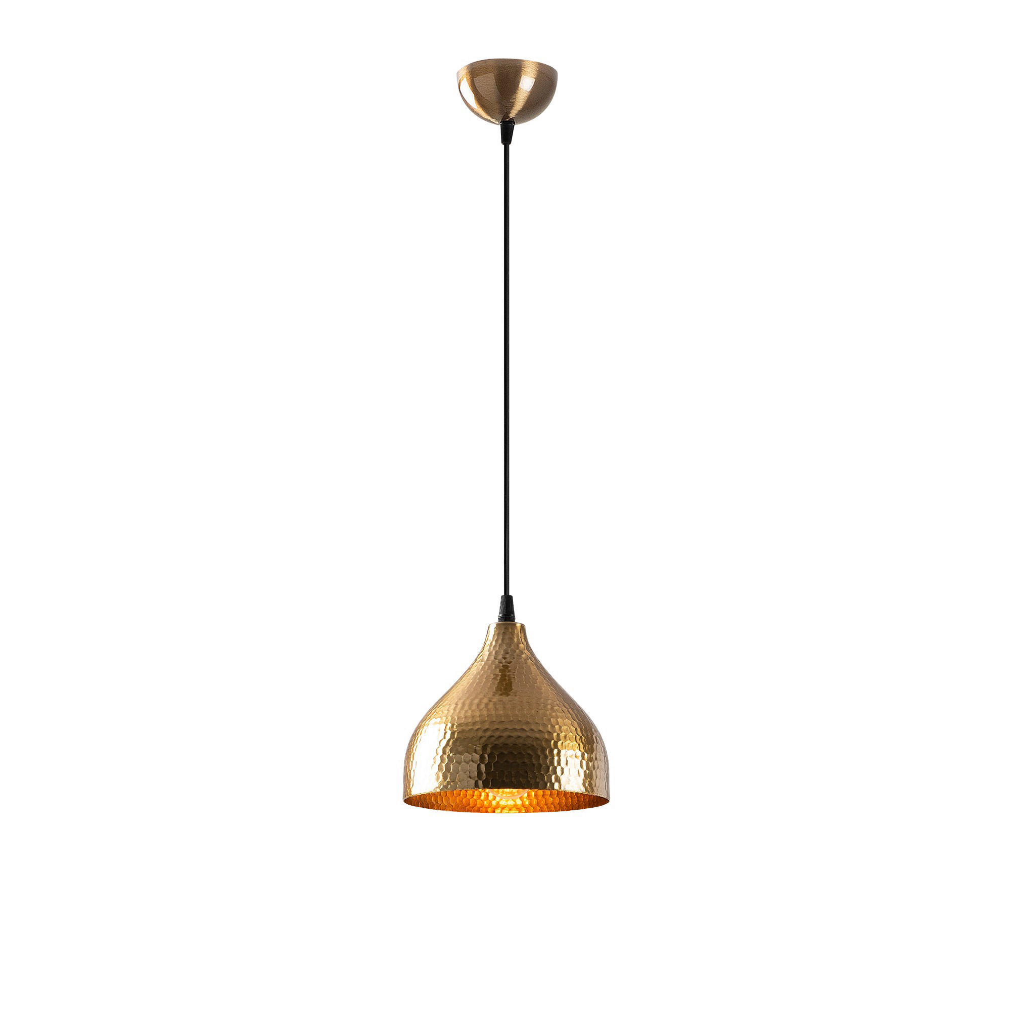 Opviq Pendelleuchte Tattoo bronze Metall B/H/T/L/D: ca. 18x114x18x18x18 cm E27 1 Brennstellen