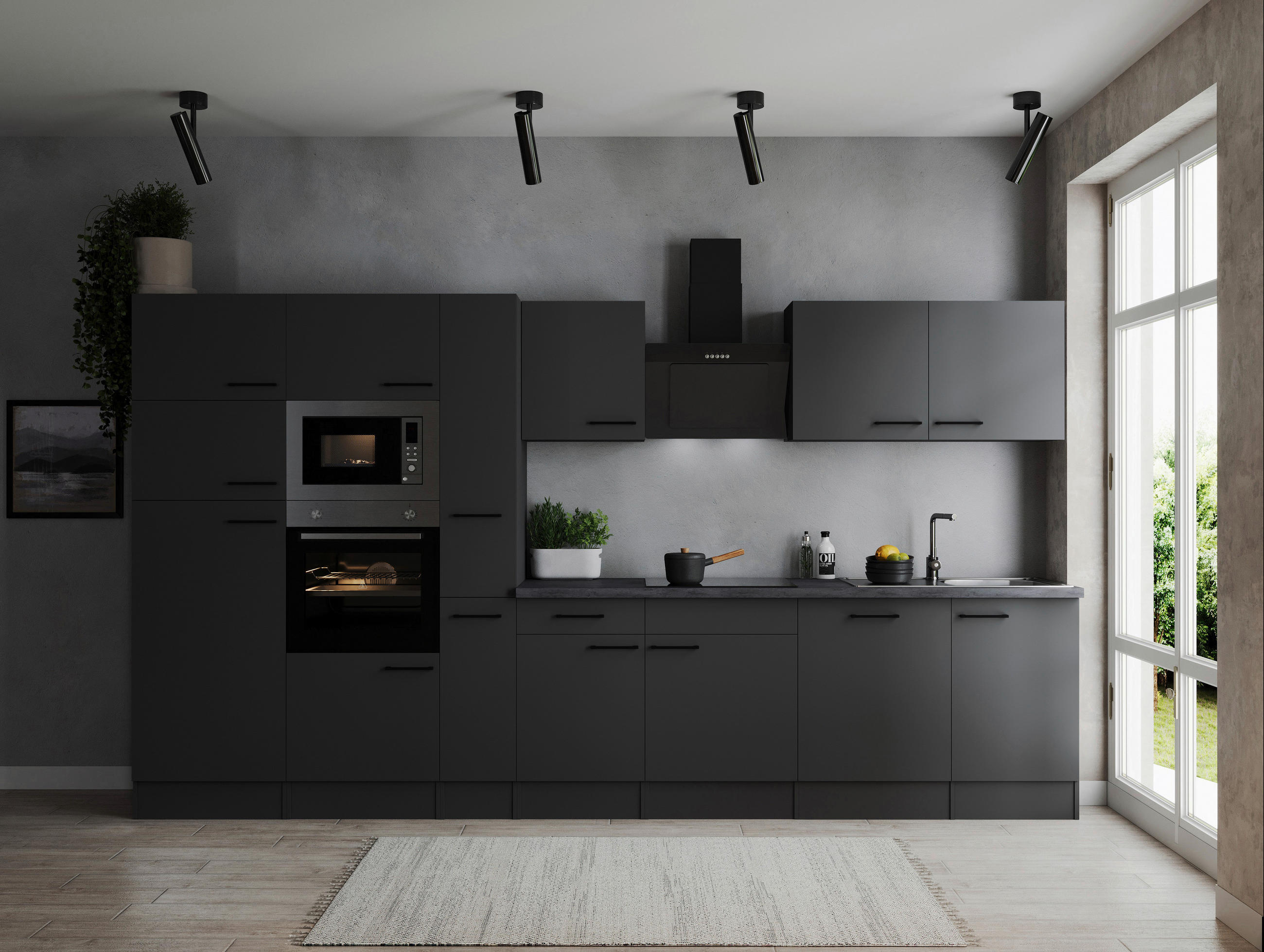 Küchenblock Oliver B/H/T: ca. 370x205x60 cm