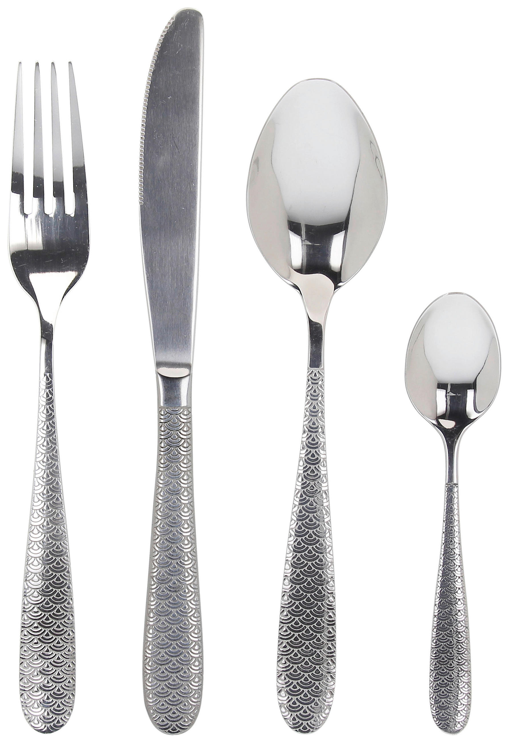 TOGNANA Besteckset Antony Oriental silber Edelstahl 24 tlg.