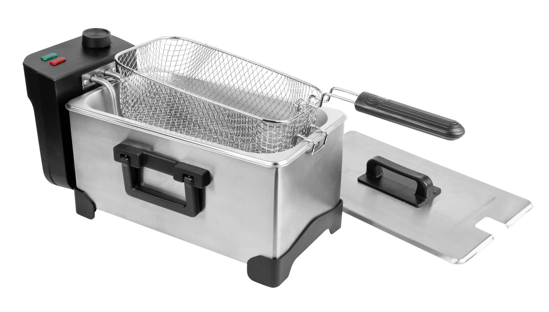 Emerio Fritteuse DF-130852.1 Edelstahloptik Metall B/H/T: ca. 21x25x40 cm ca. 3 l