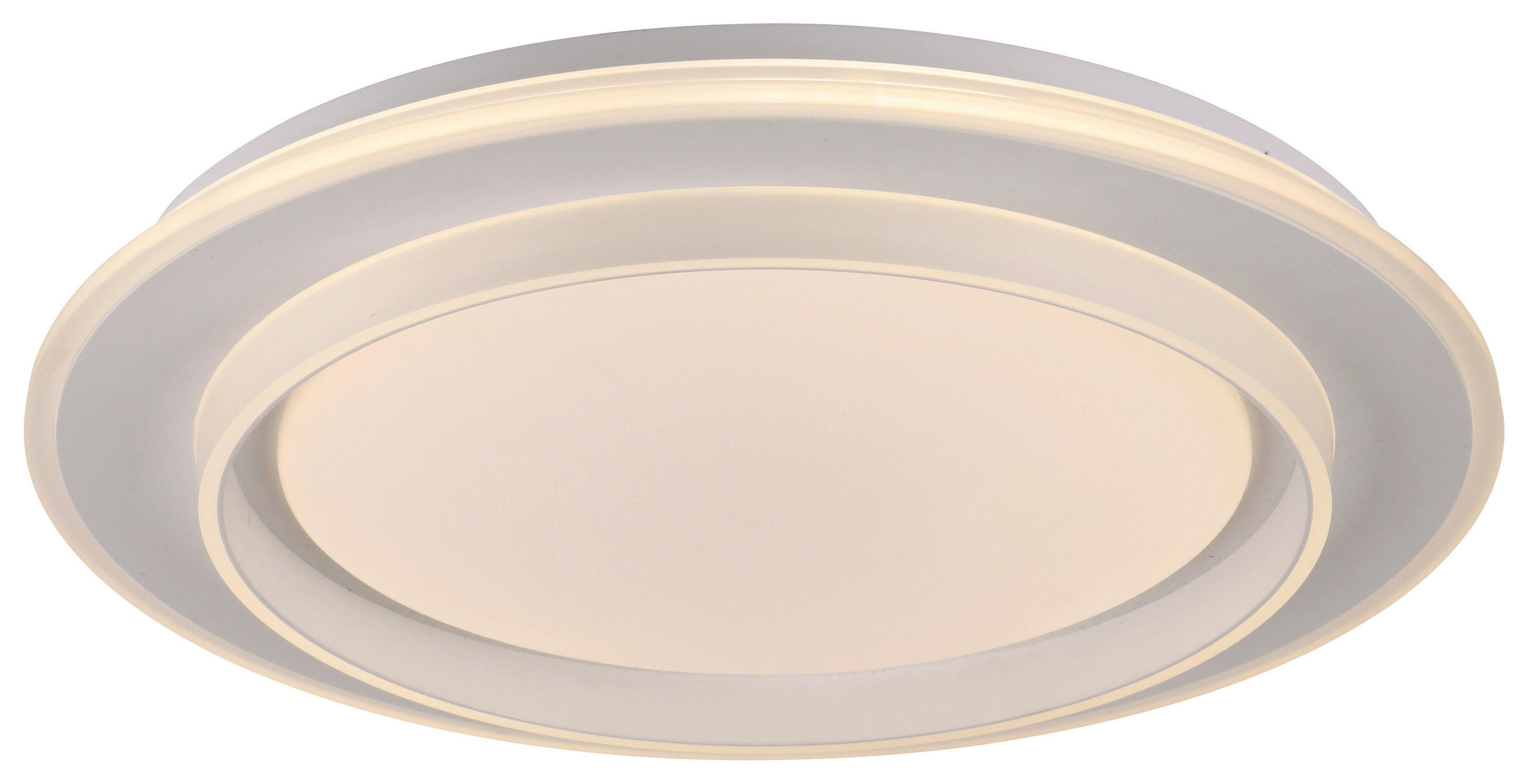 Just Light LED-Deckenleuchte Lago weiß B/H/L: ca. 40x6x40 cm