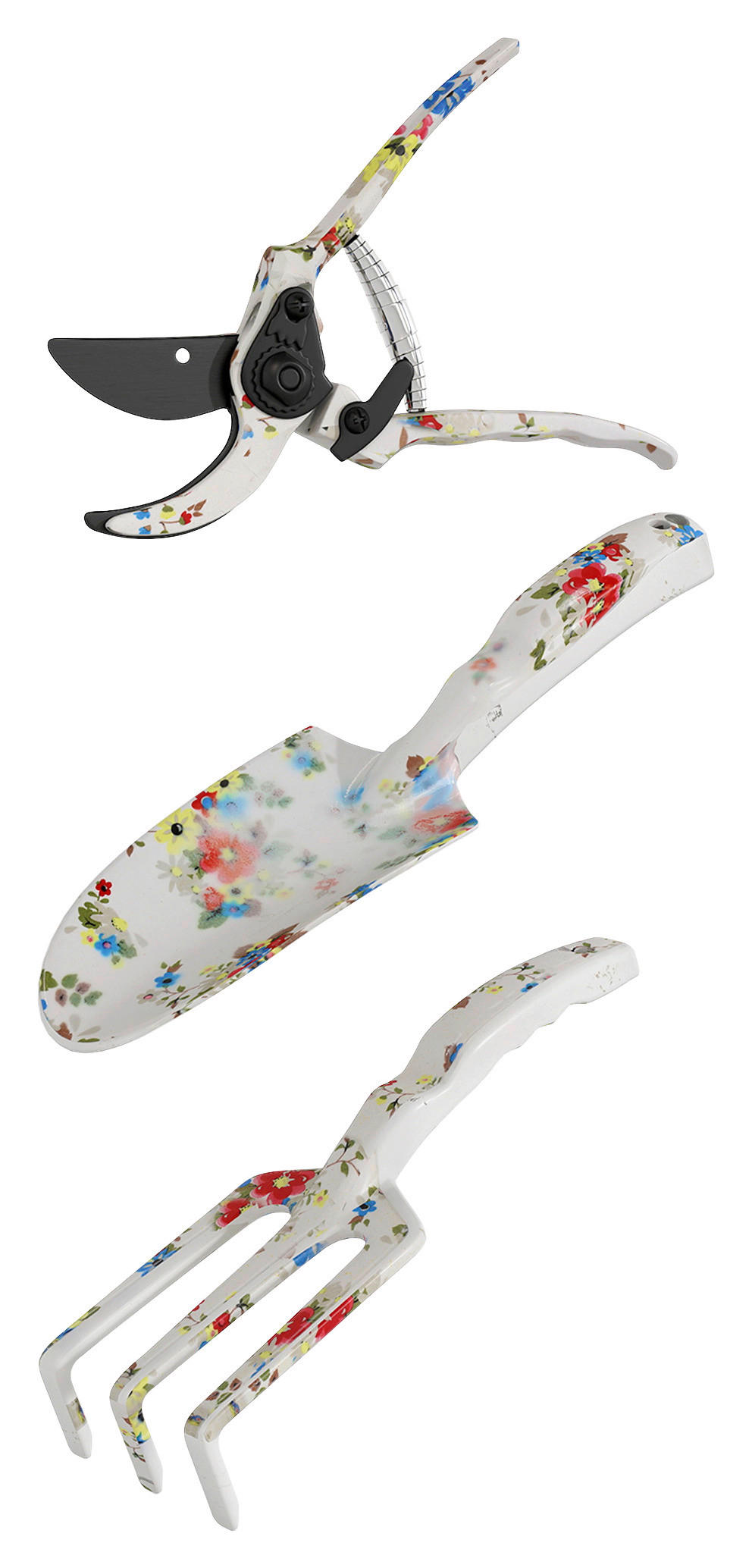 Outsunny Gartenwerkzeug-Set mehrfarbig Metall B/H/L: ca. 7x3x26,5 cm