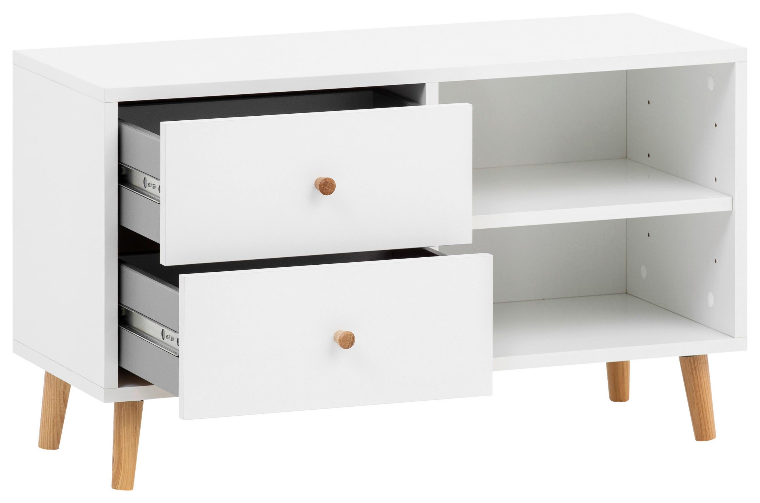 Thumbnail - Bank Bjarne weiß matt B/H/T: ca. 78,9x46,5x33 cm