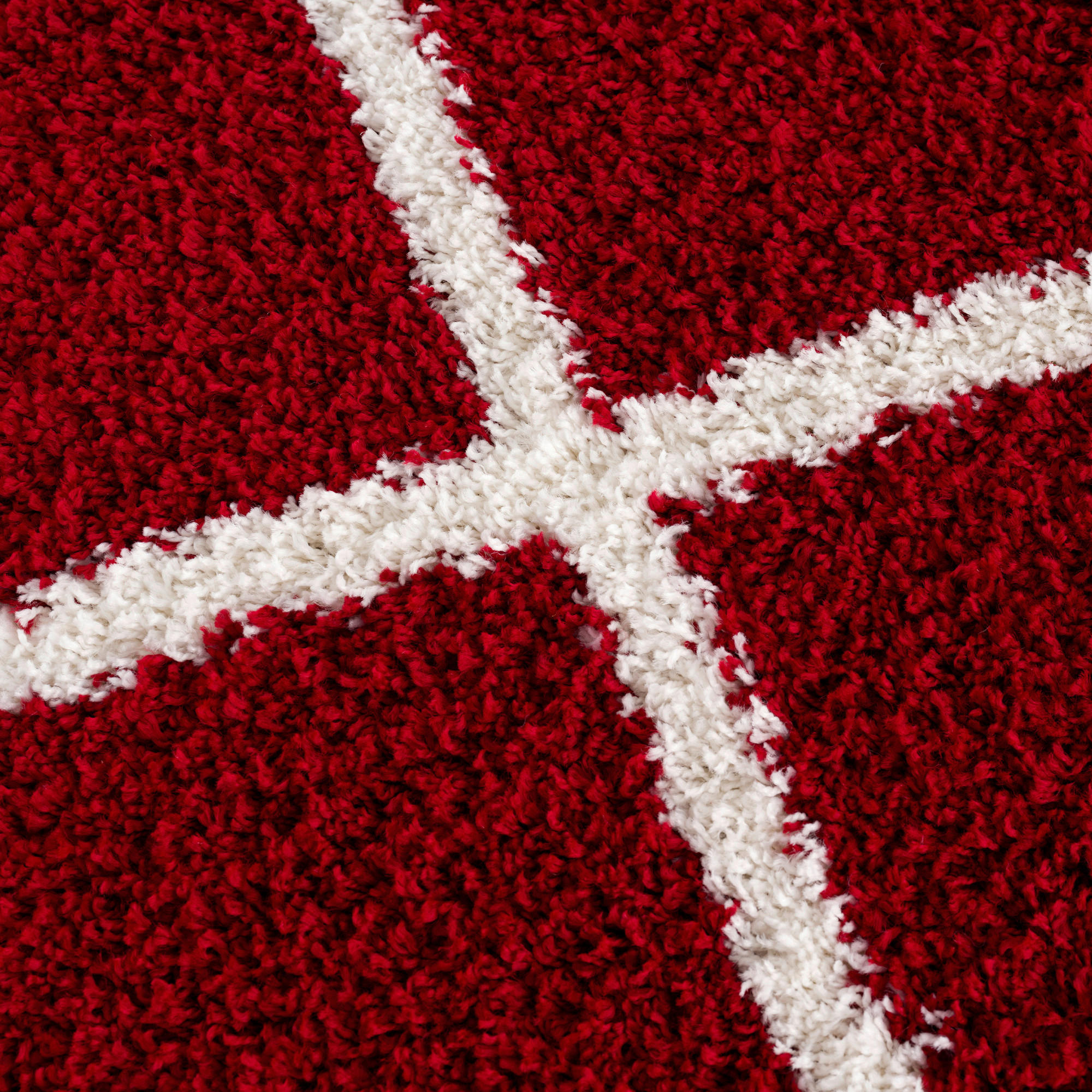 Thumbnail - Sanat Hochflorteppich MADRID rot D: ca. 80 cm