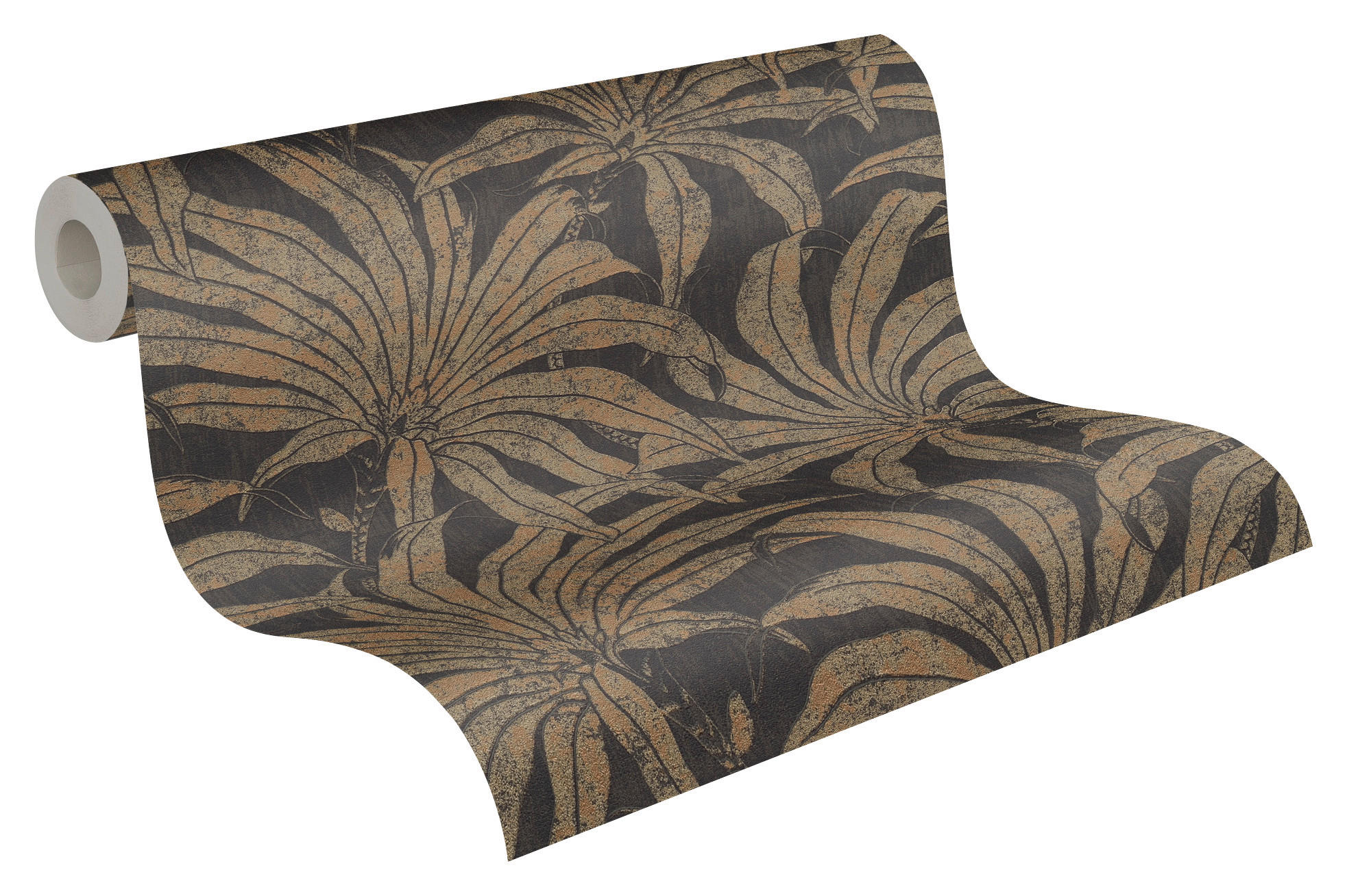 A.S.Creation Vliestapete bronze gold schwarz B/H/D: ca. 53x1005x9,2 cm