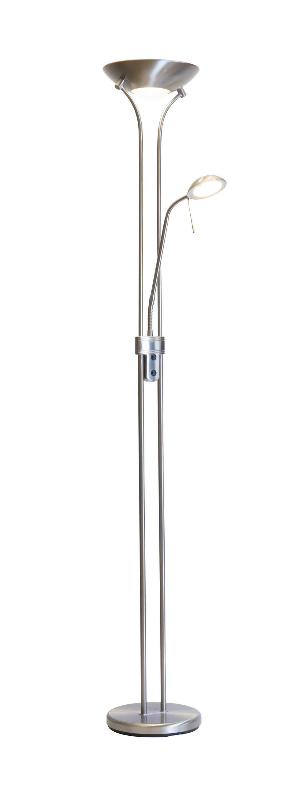 Thumbnail - POCOline LED-Stehleuchte Lobo nickel Metall Acryl H/D: ca. 173x26 cm