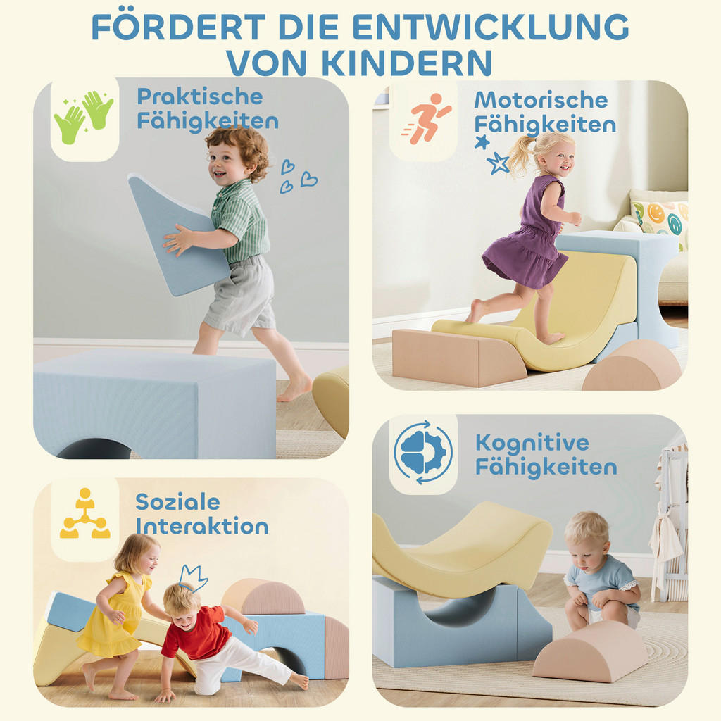 Thumbnail - AIYAPLAY Schaumstoffbausteine B/H/L: ca. 48x32x85 cm