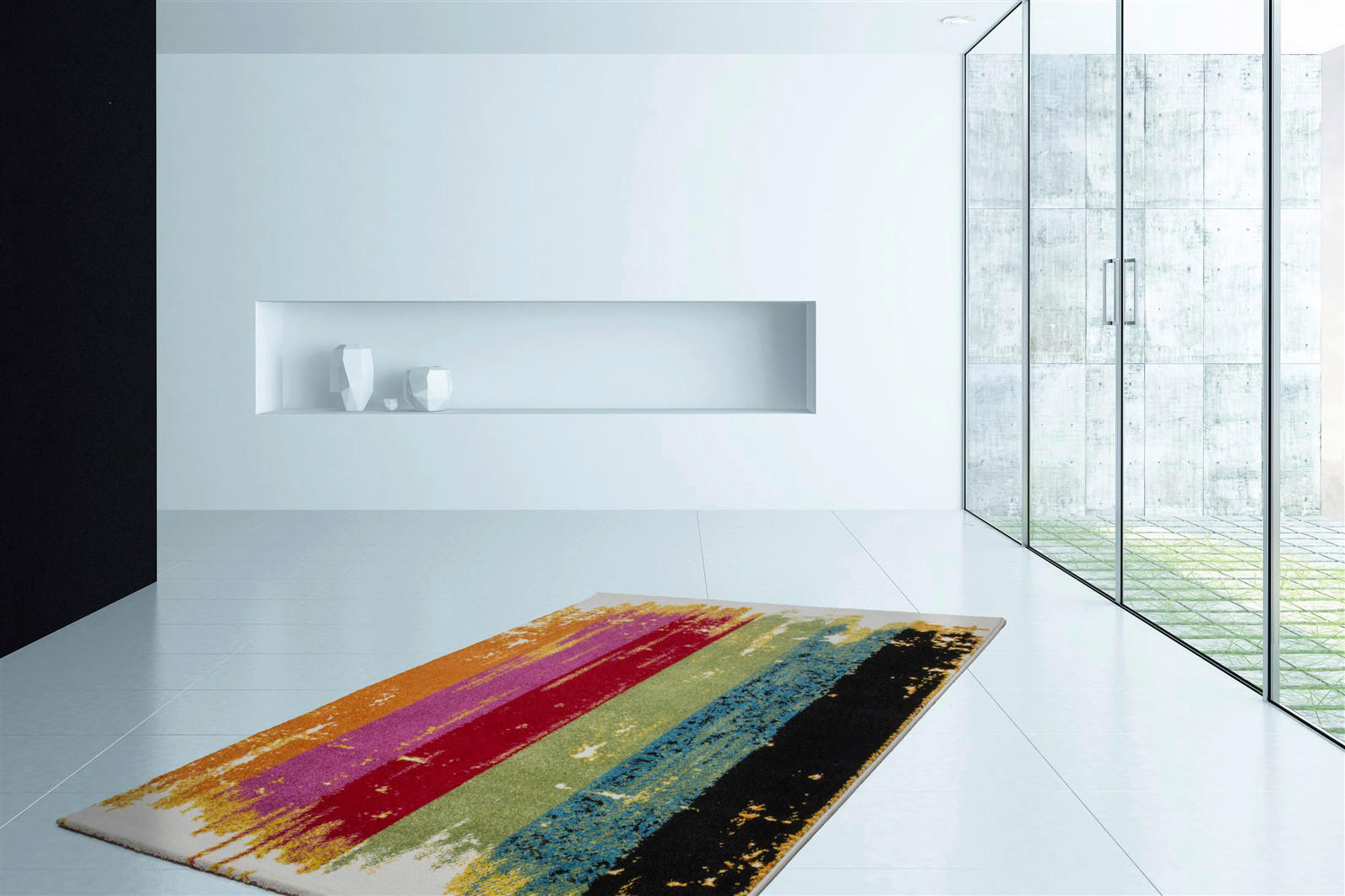 Thumbnail - Kayoom Kurzflorteppich Guayama 242 mehrfarbig B/L: ca. 160x230 cm