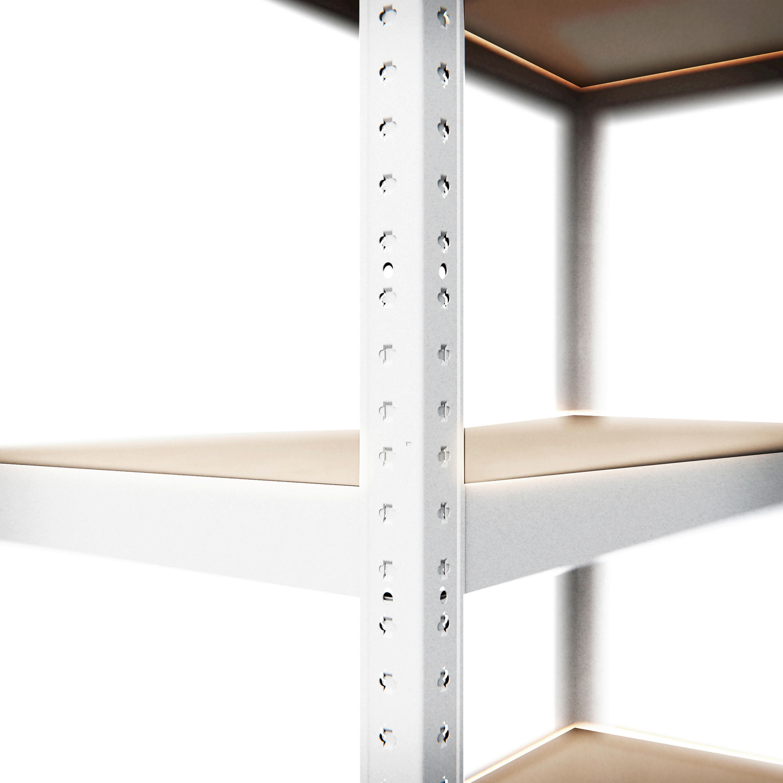 Thumbnail - Regal weiß B/H/T: ca. 90x180x60 cm