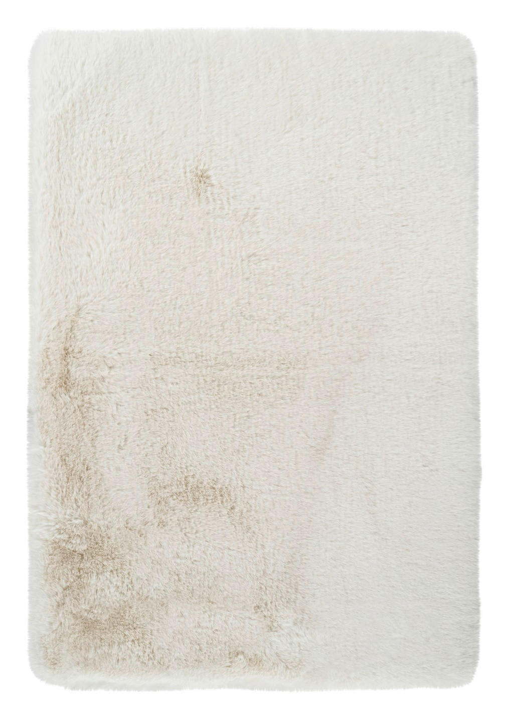 Kayoom Hochflorteppich Badematte Rabbit 625 weiß B/H/L: ca. 40x3,5x60 cm