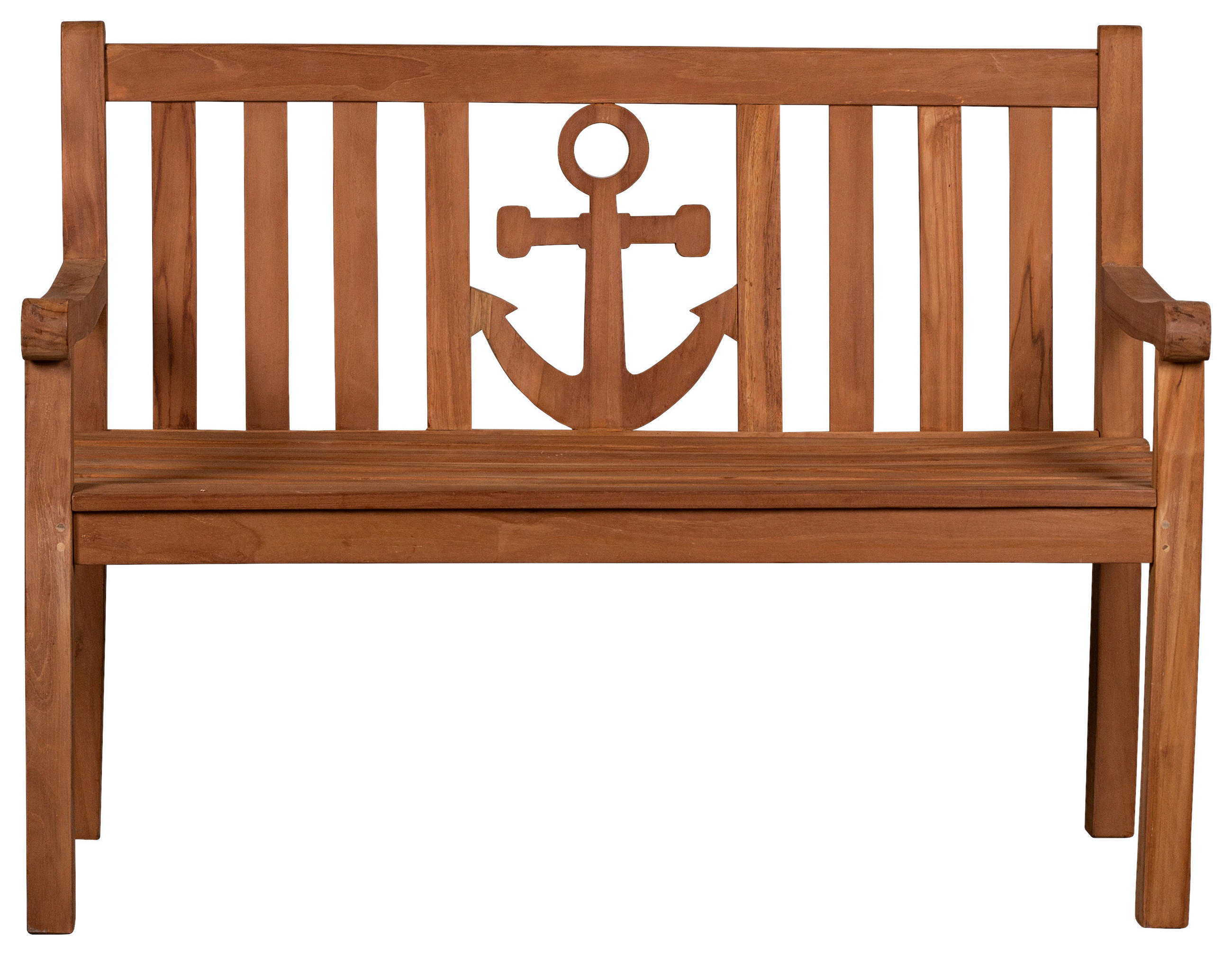 Thumbnail - deVries Gartenbank Woodie natur Teakholz B/H/T: ca. 120x89x60 cm