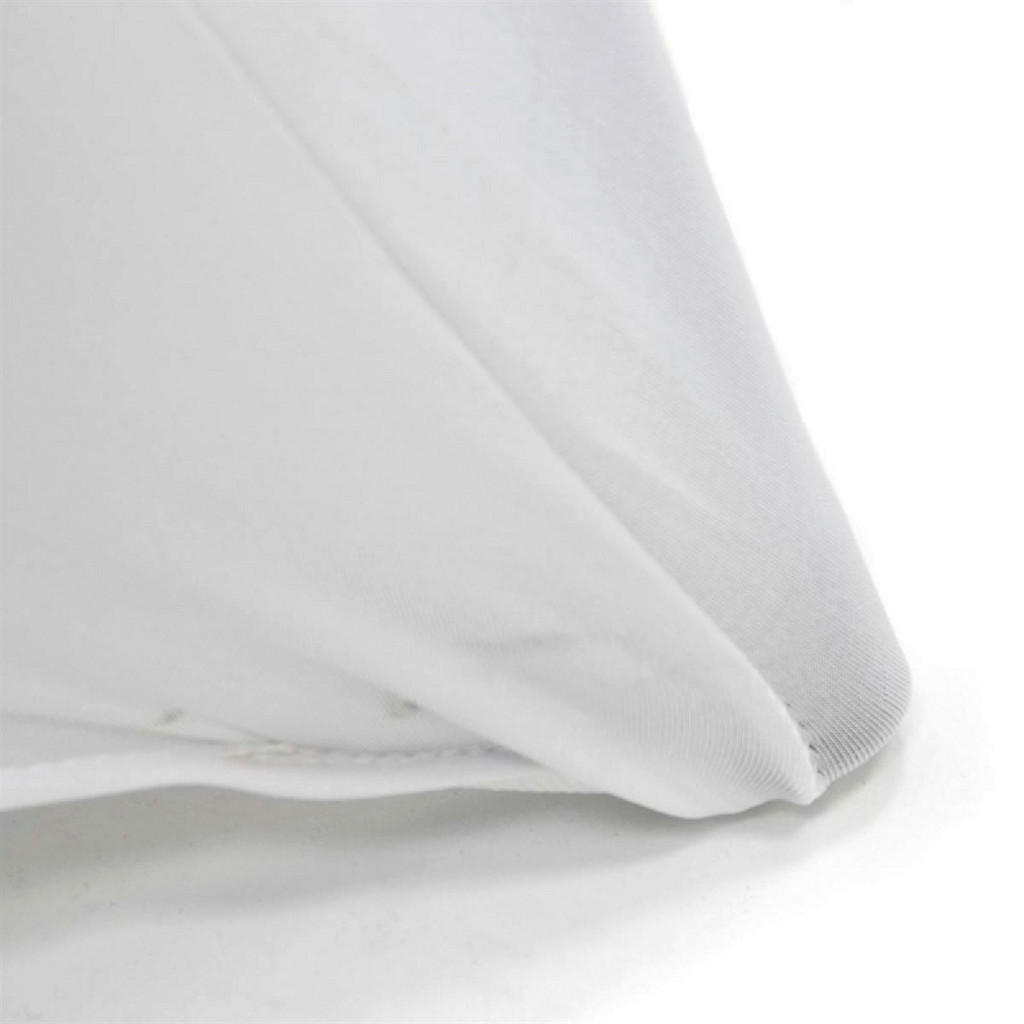 Thumbnail - VCM Stretch-Husse für Stehtisch weiß Polyester-Mischgewebe H/D: ca. 110x80 cm