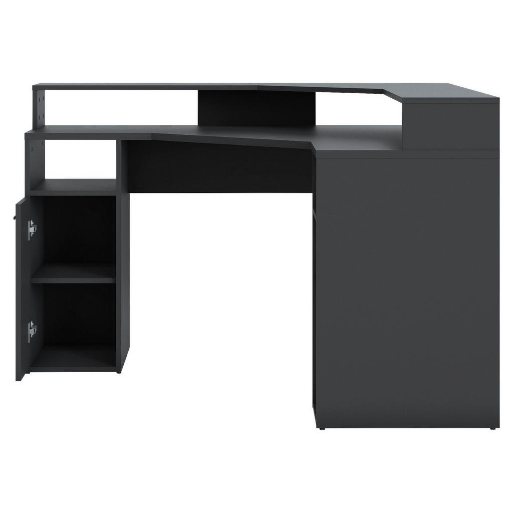 Thumbnail - Eckschreibtisch Zocker anthrazit B/H/T: ca. 139x90x139 cm