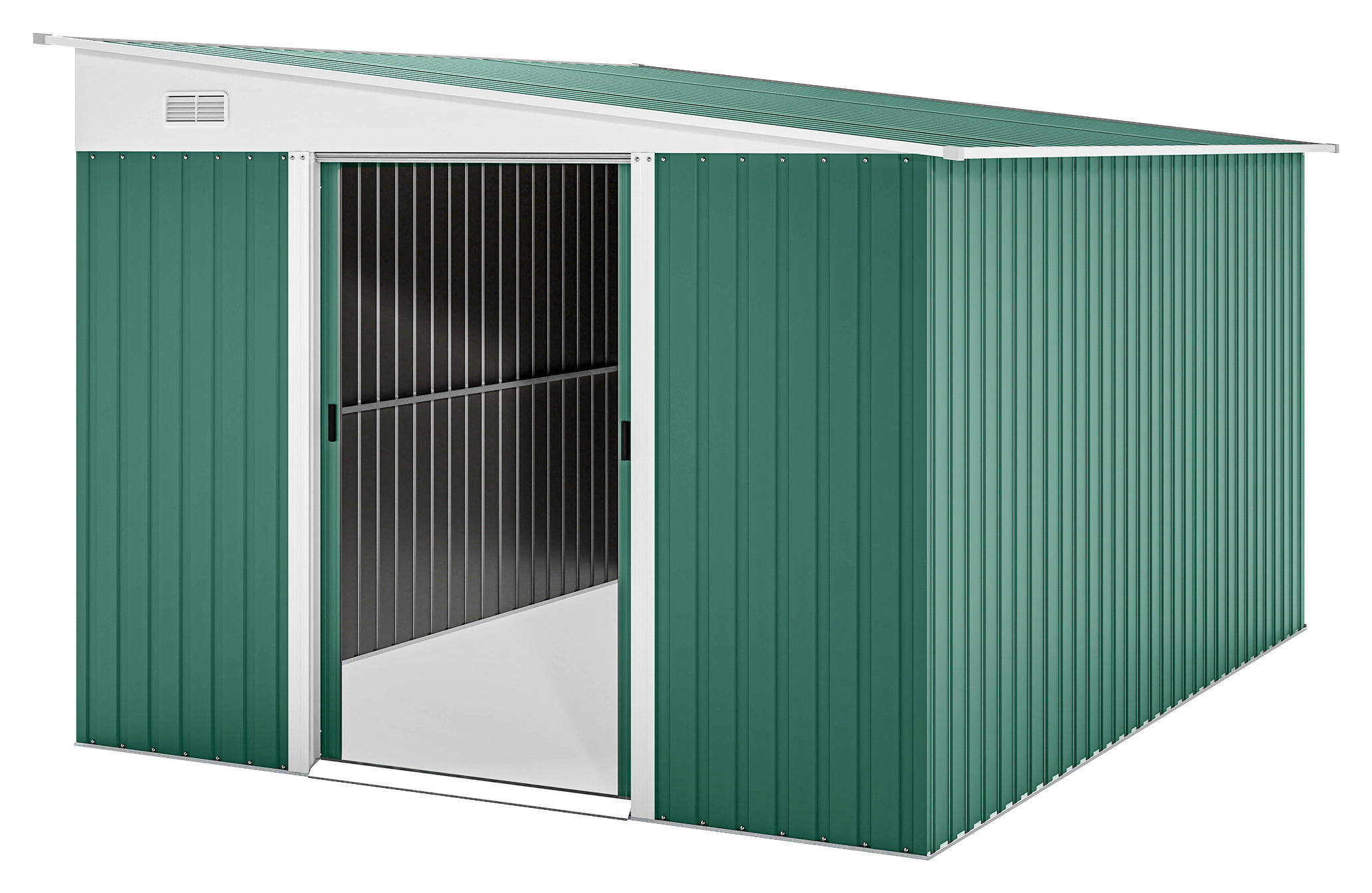 Outsunny Gerätehaus grün B/H/L: ca. 280x201x345 cm