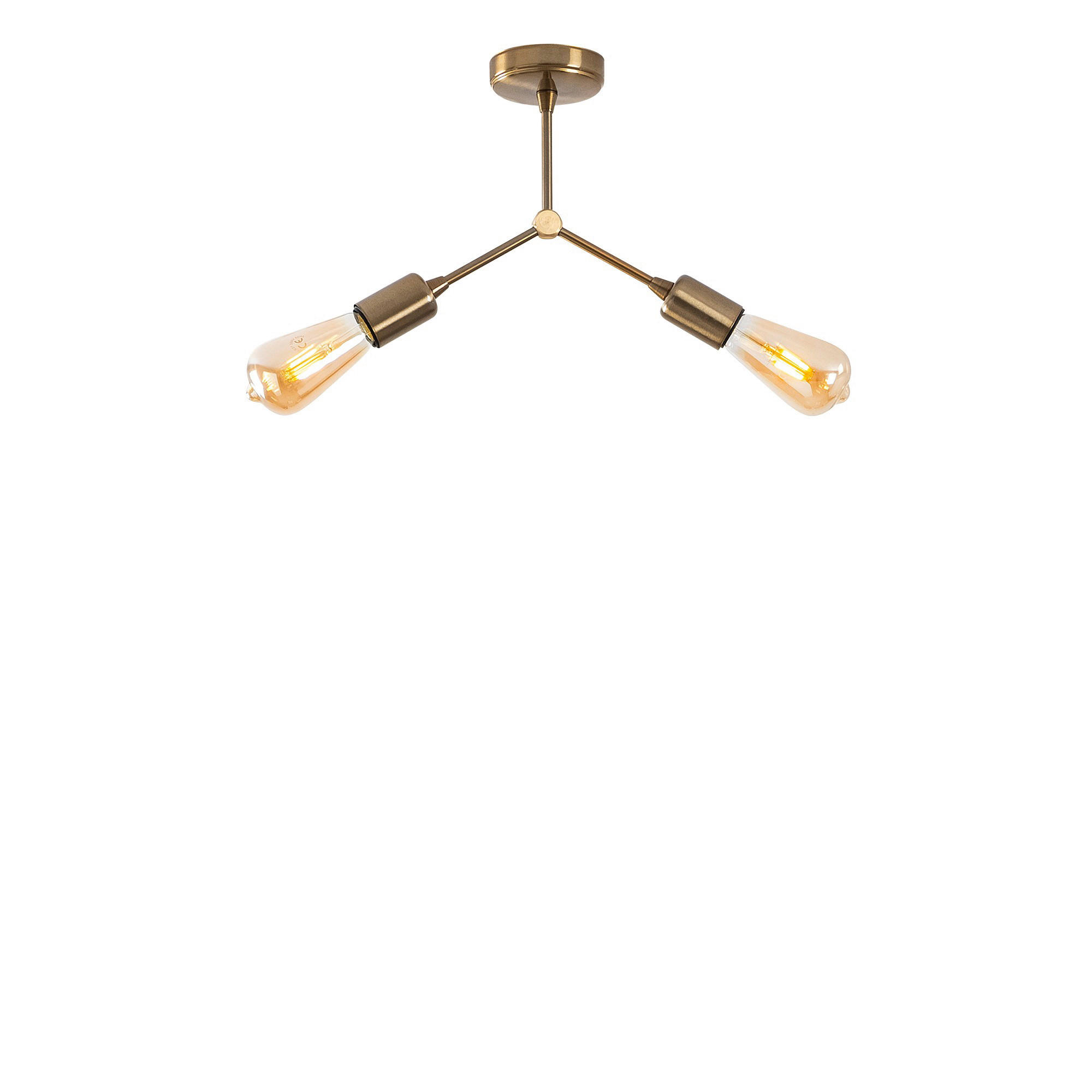 Opviq Deckenleuchte Sparrow-1251 B/H/T/L: ca. 34x26x10x34 cm E27 2 Brennstellen