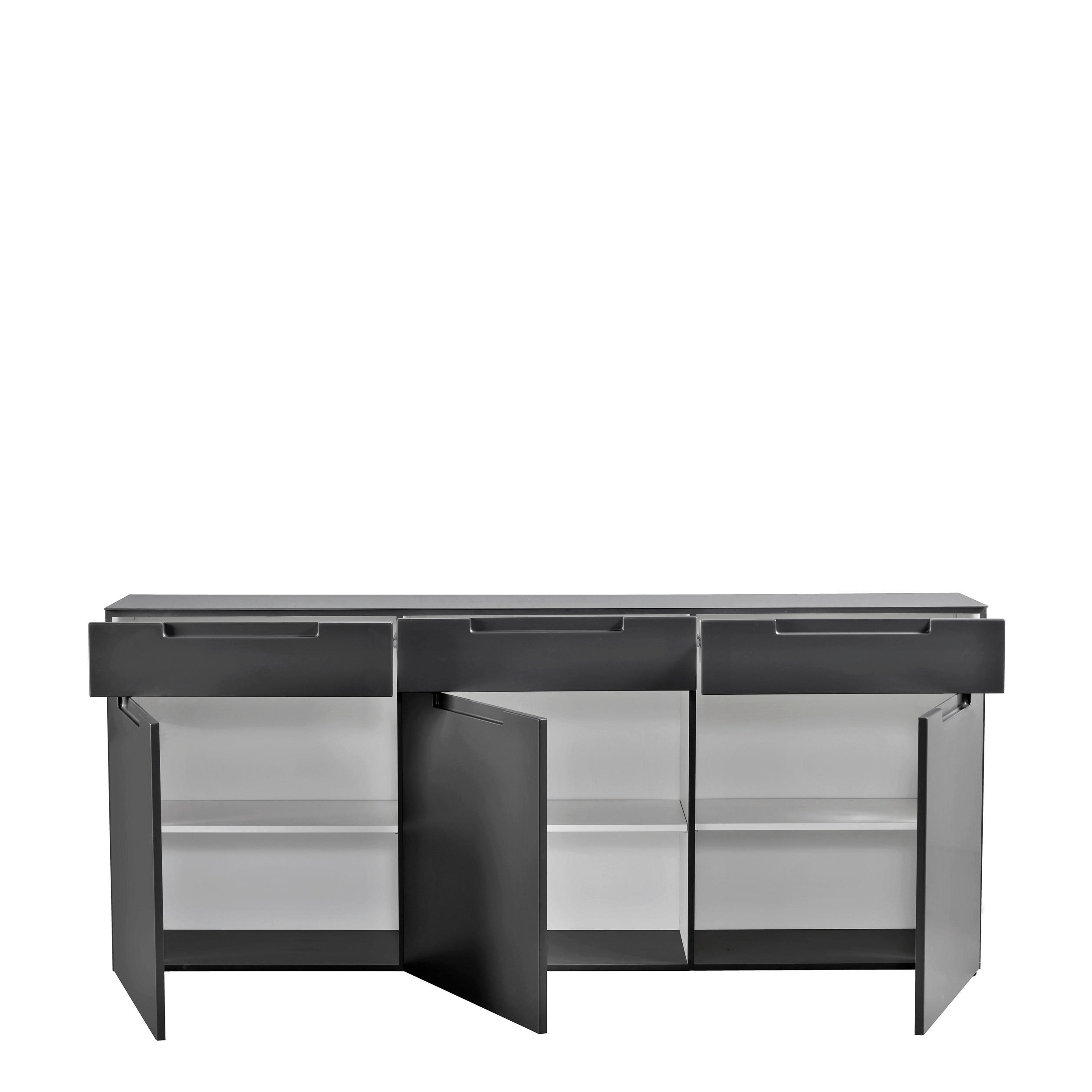 Thumbnail - Sideboard Mailand anthrazit matt MDF B/H/T: ca. 192x83x40 cm