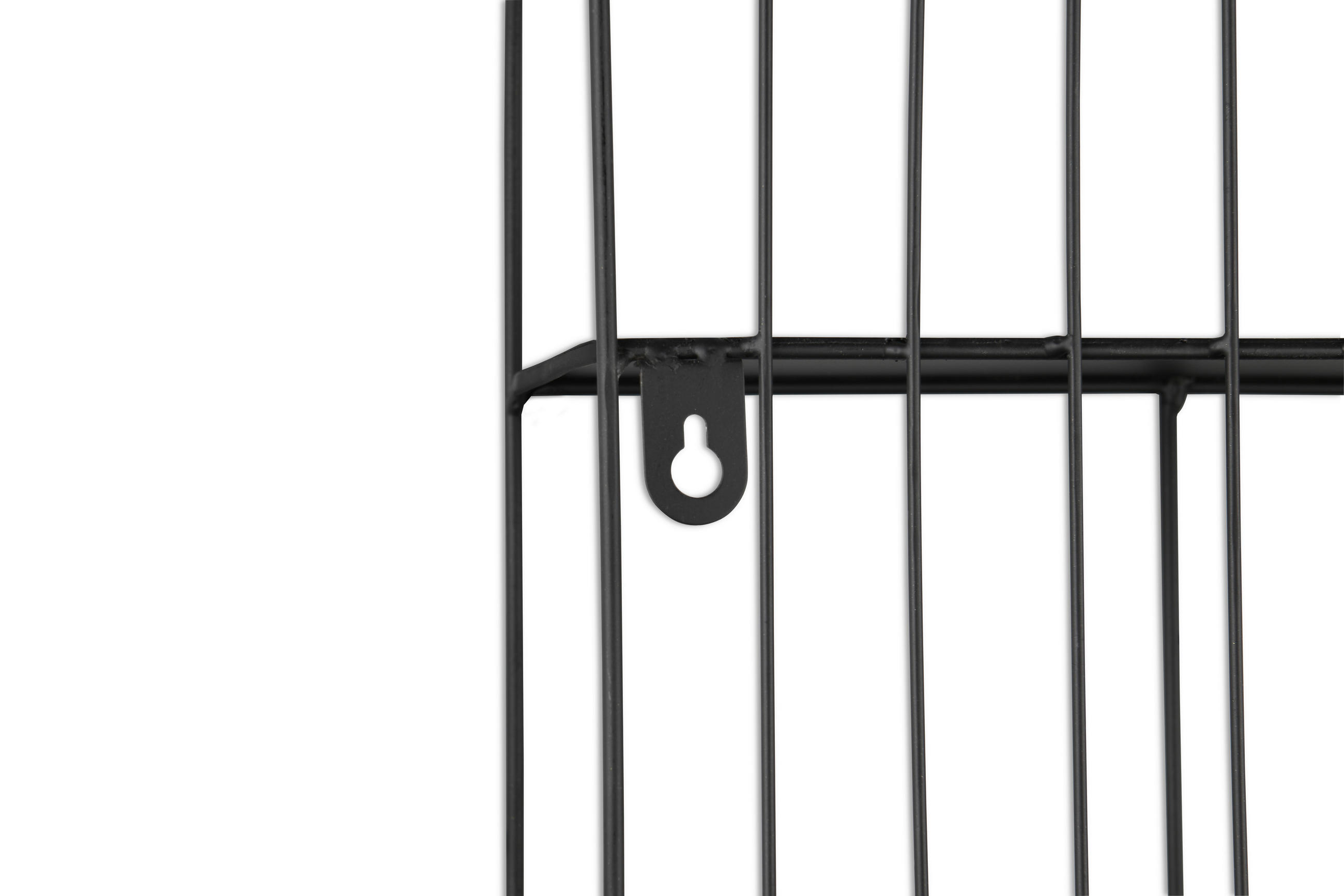 Thumbnail - Wandregal Ivy schwarz B/H/T: ca. 55x54x11 cm