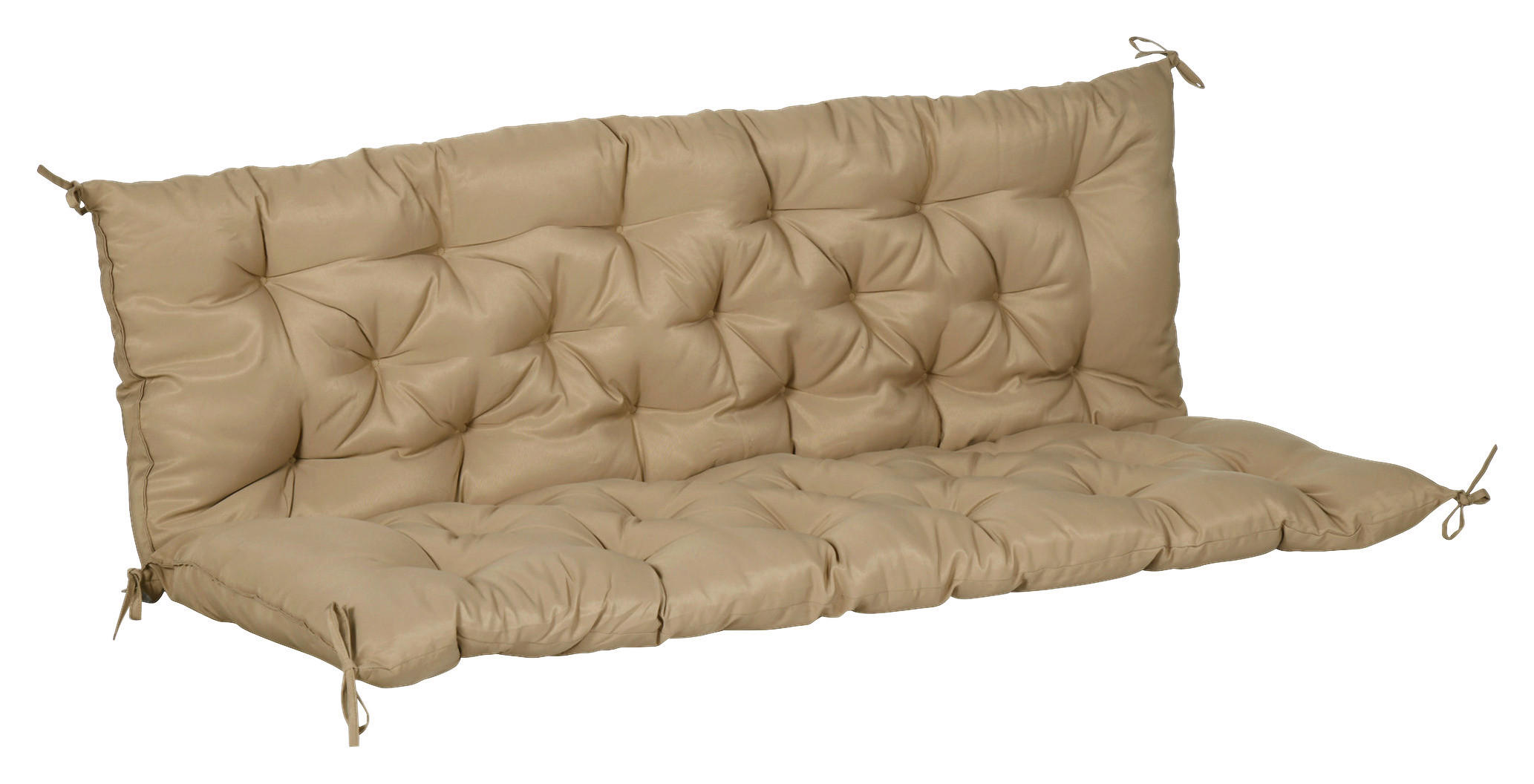 Outsunny Bankauflage khaki Schaumstoff B/H/L: ca. 98x8x150 cm