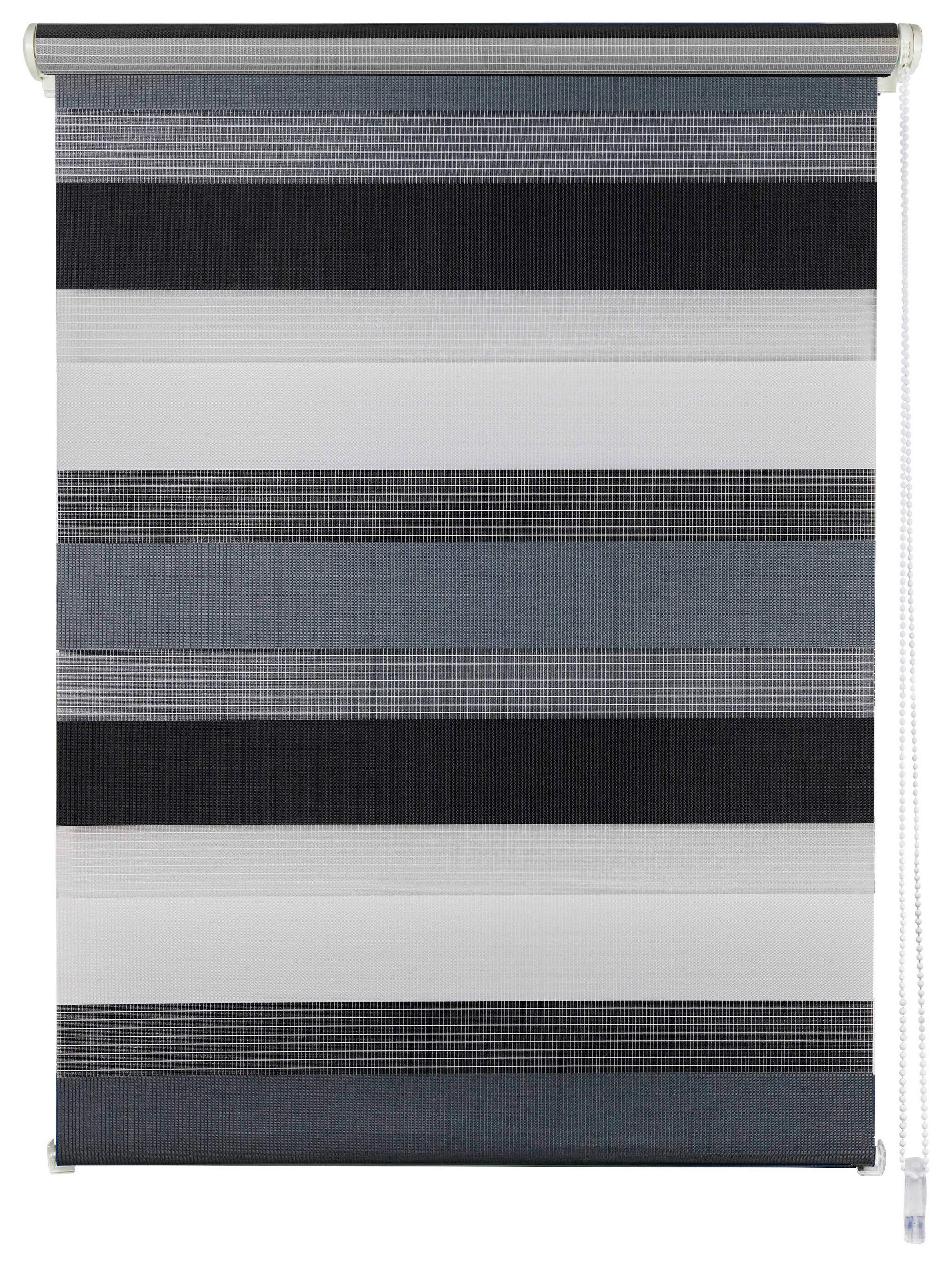 Thumbnail - Doppelrollo Just-Triple grau B/L: ca. 140x160 cm