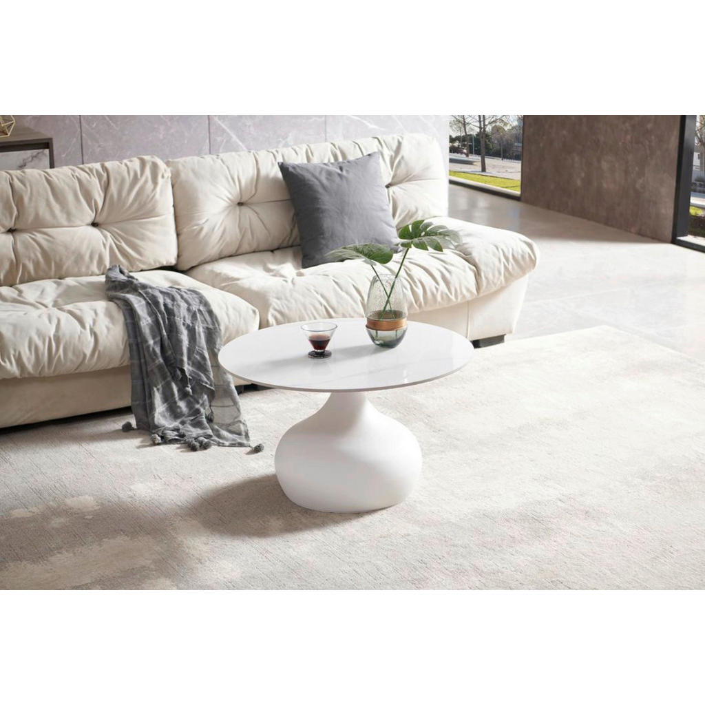 Thumbnail - Couchtisch Helena weiß Keramik H/D: ca. 41x70 cm