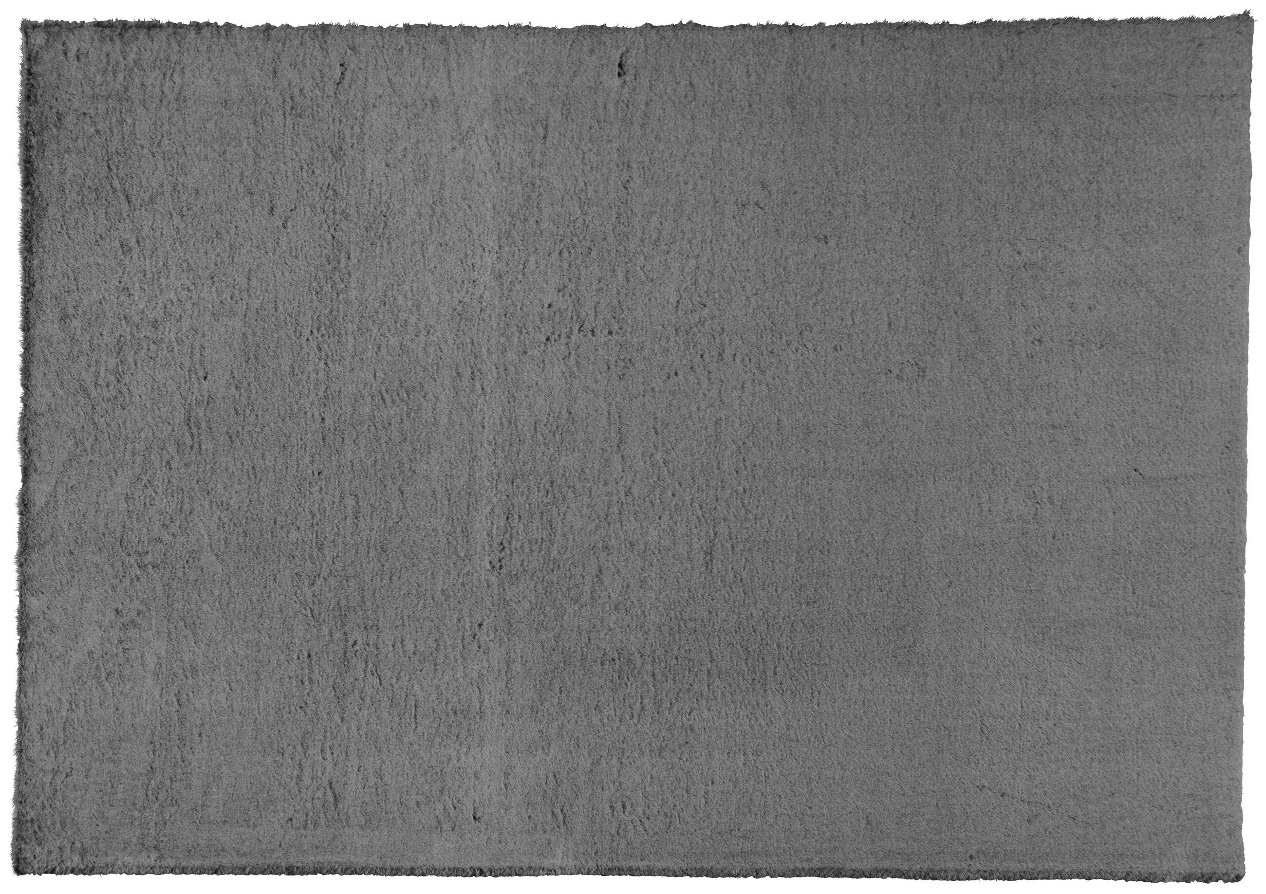 Thumbnail - Fellimitat Maya Silbergrau B/L: ca. 160x230 cm