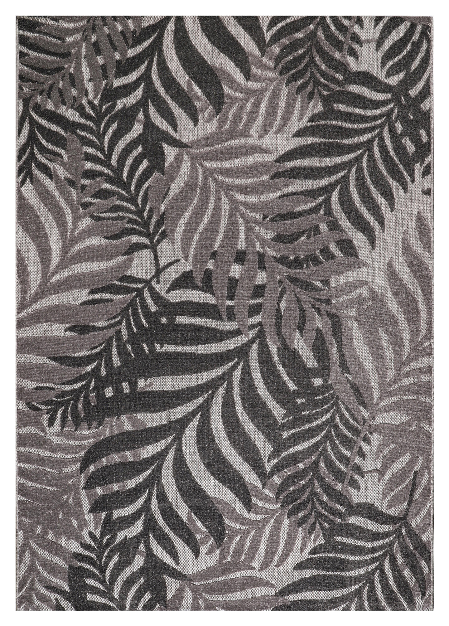 Sanat Outdoorteppich FLORAL grau B/L: ca. 140x200 cm